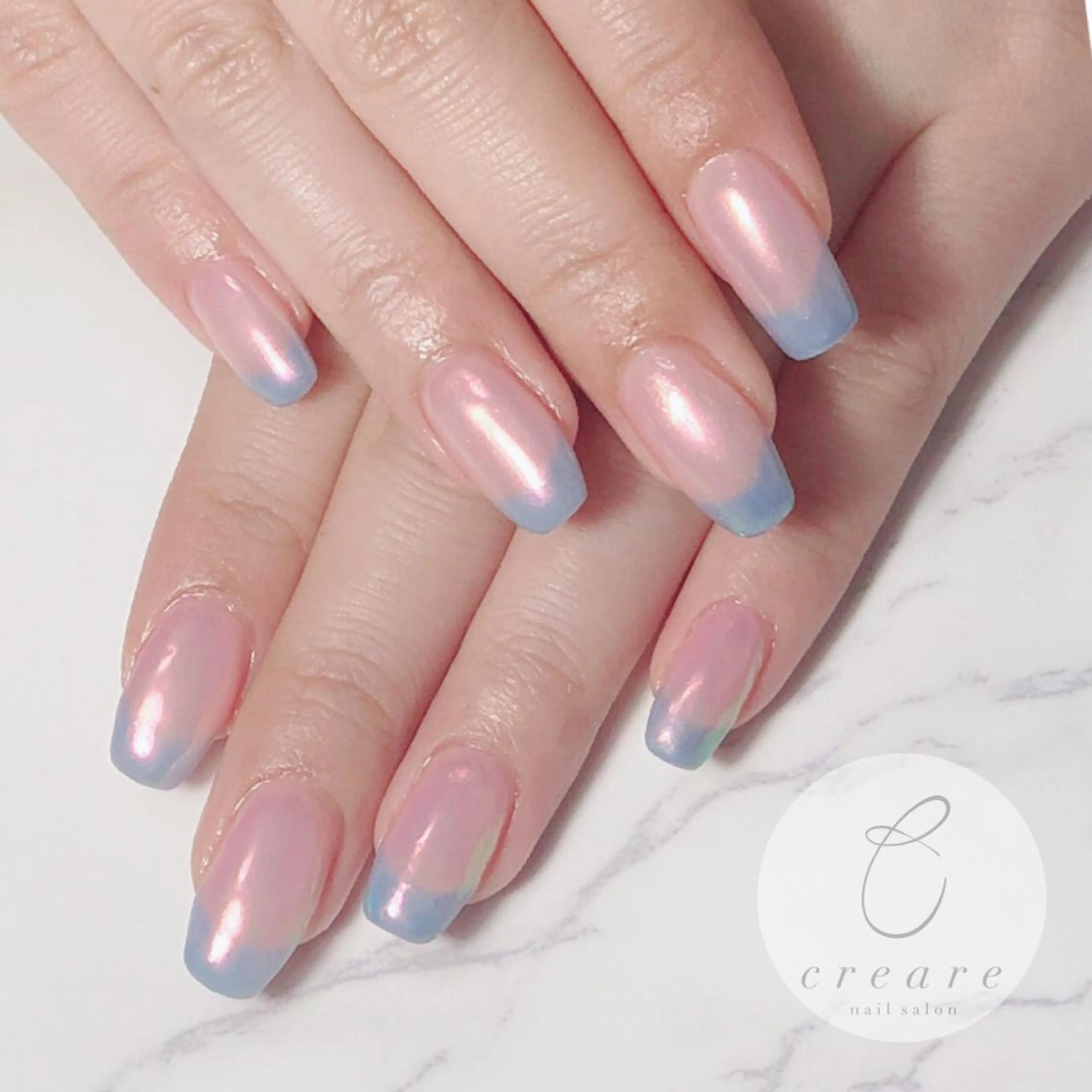 ネイル アートネイル オーロラネイル フレンチネイル ジェルネイル 持ち込み 辻野 和枝のネイルデザイン