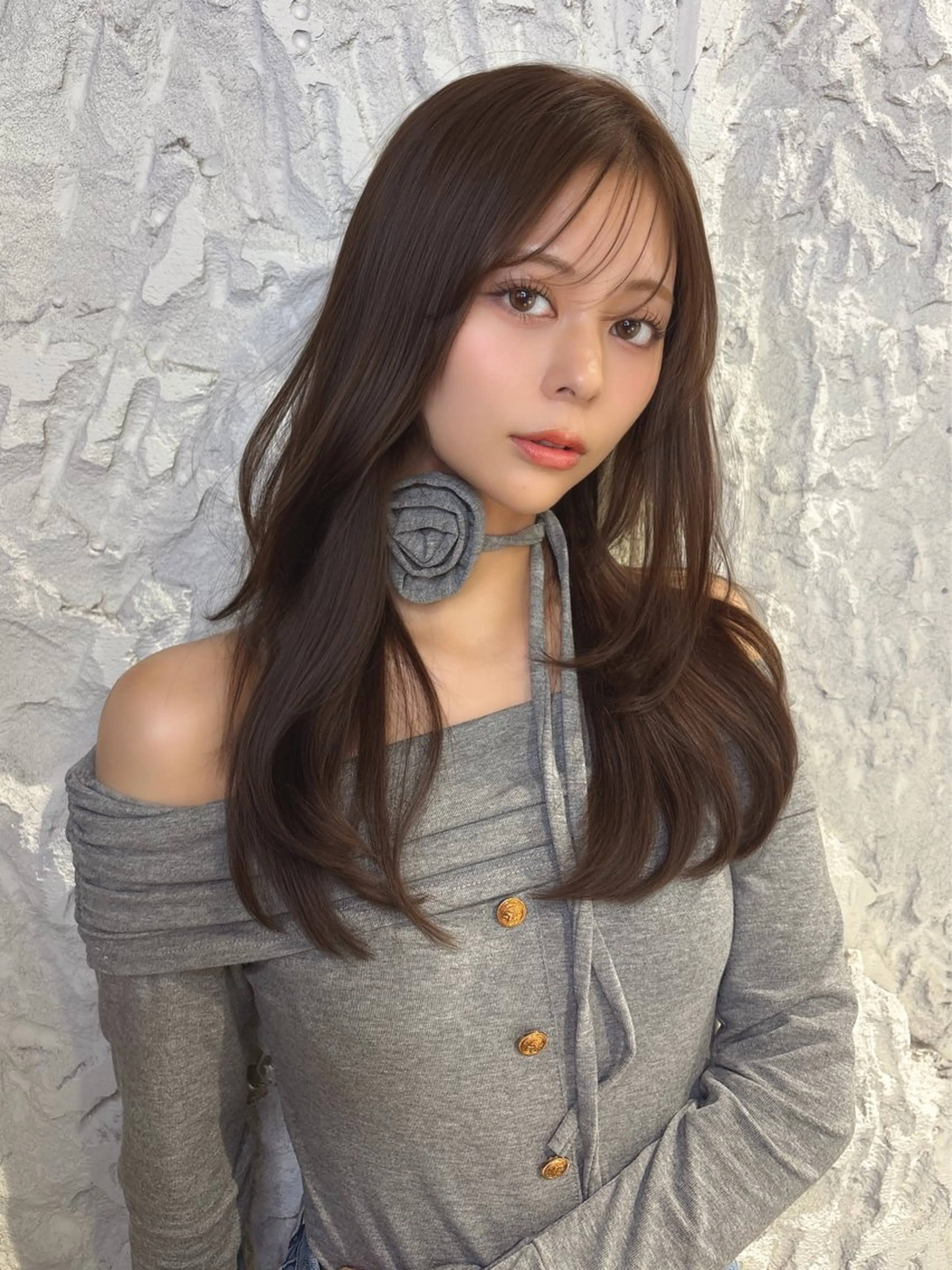 🎀レディースカット＋カラー＋クイックトリートメント ￥7700の写真