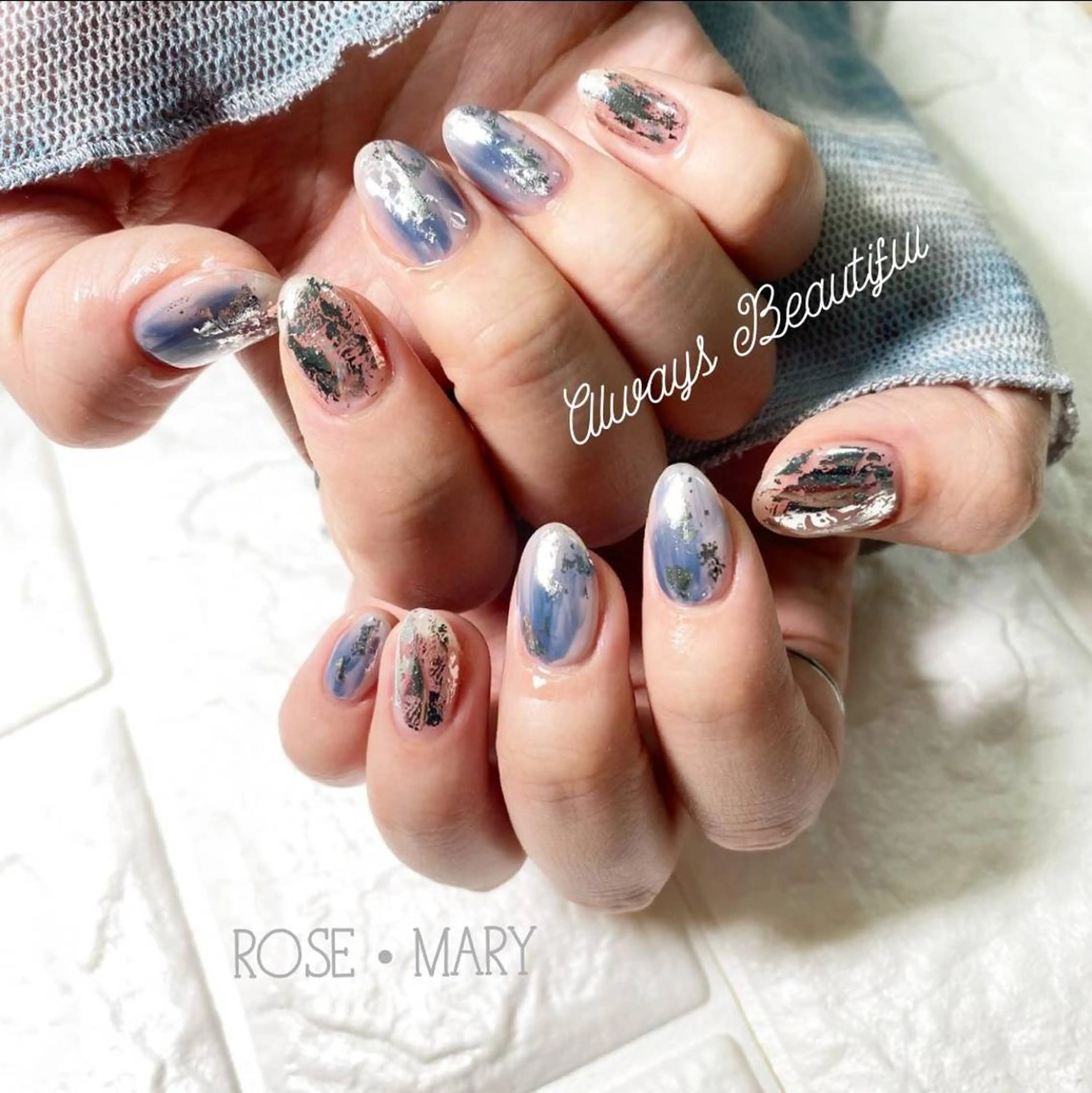 ネイル ハンドネイル ROSE・ MARY 鈴木のネイルデザイン