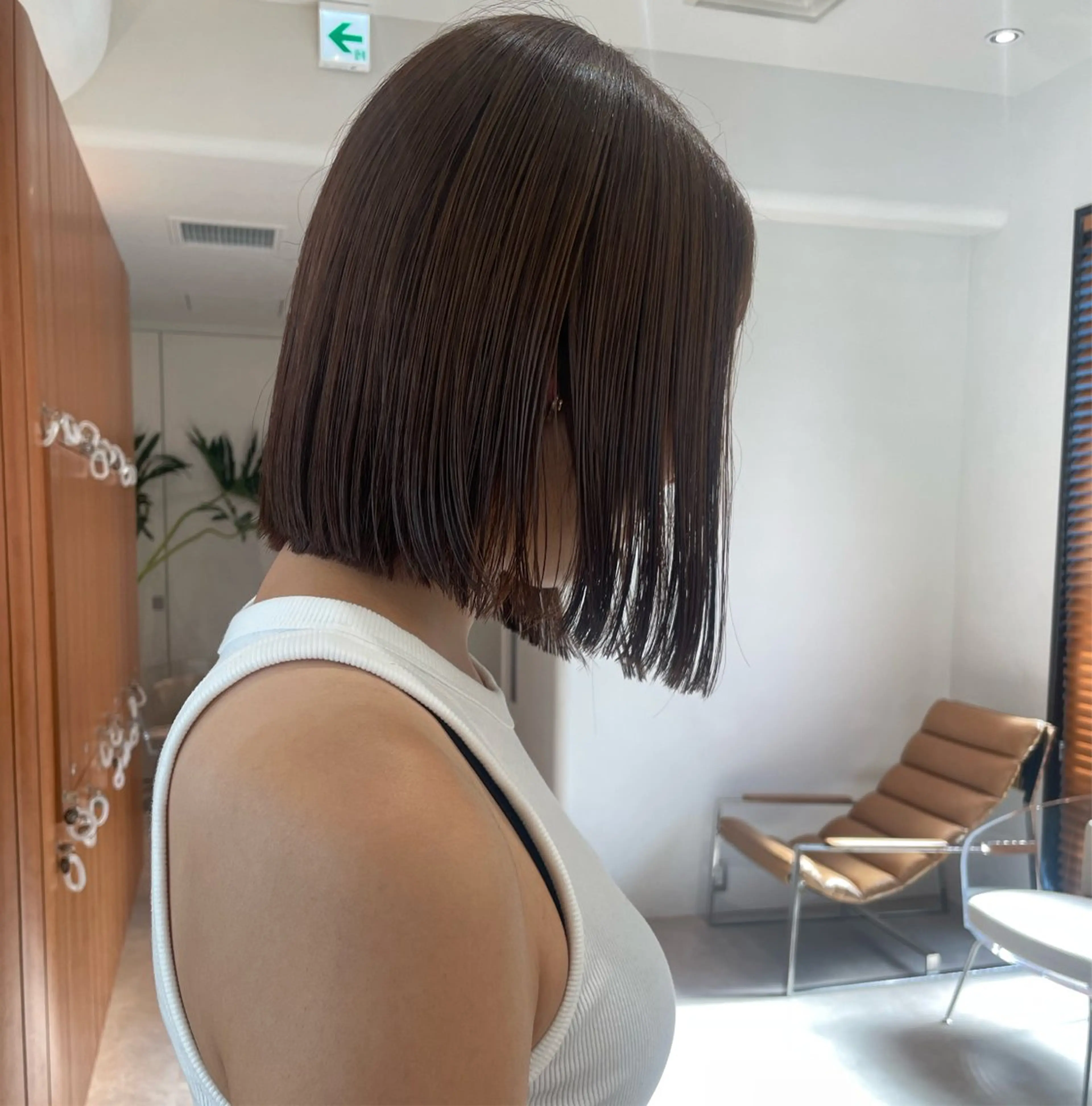 ミディアム カット ヘアカラー トリートメント HAVANA MIZUKIのヘアスタイル