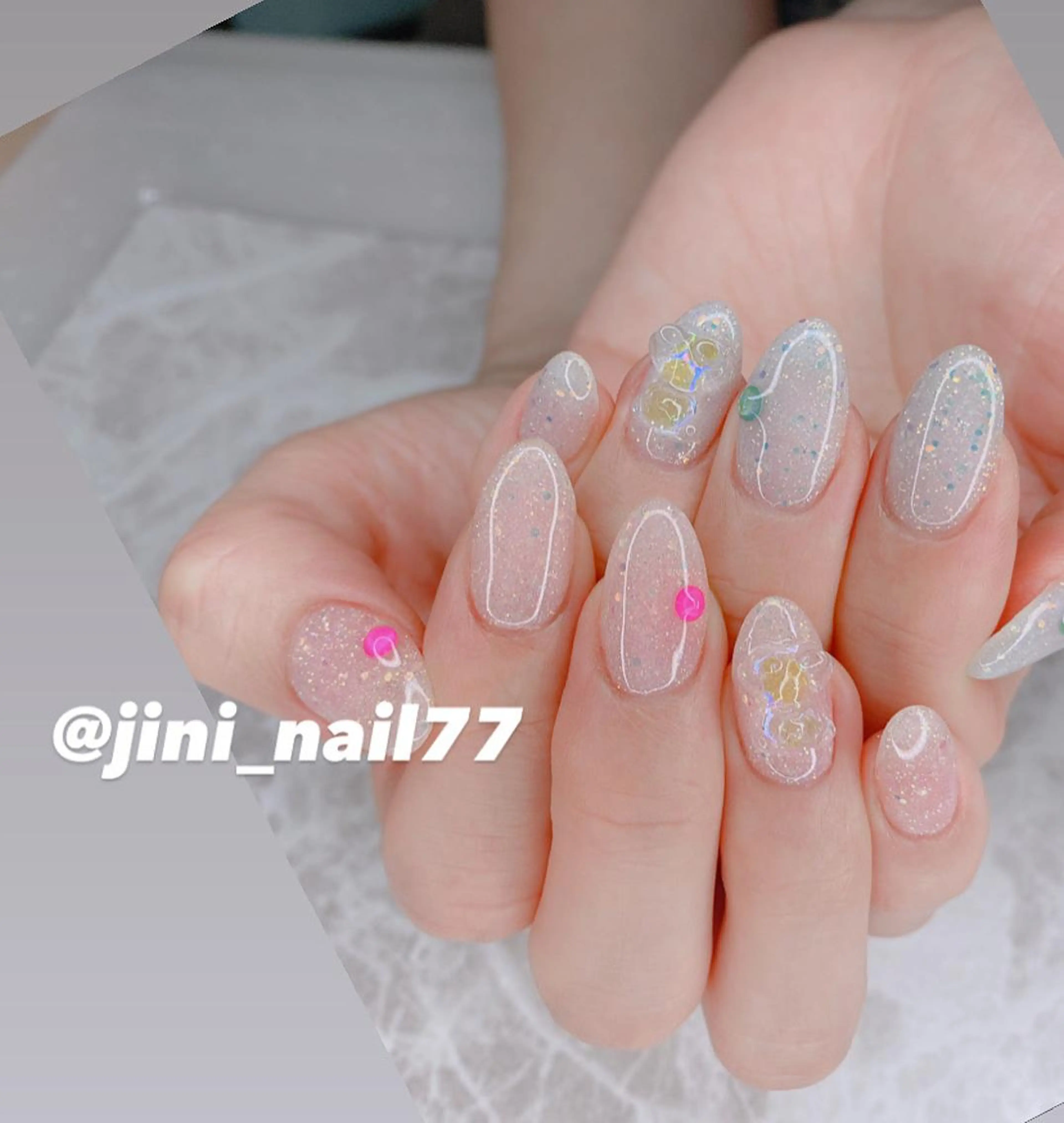 ネイル ハンドネイル JINI NAIL所属・ジニ ネイルのネイルデザイン