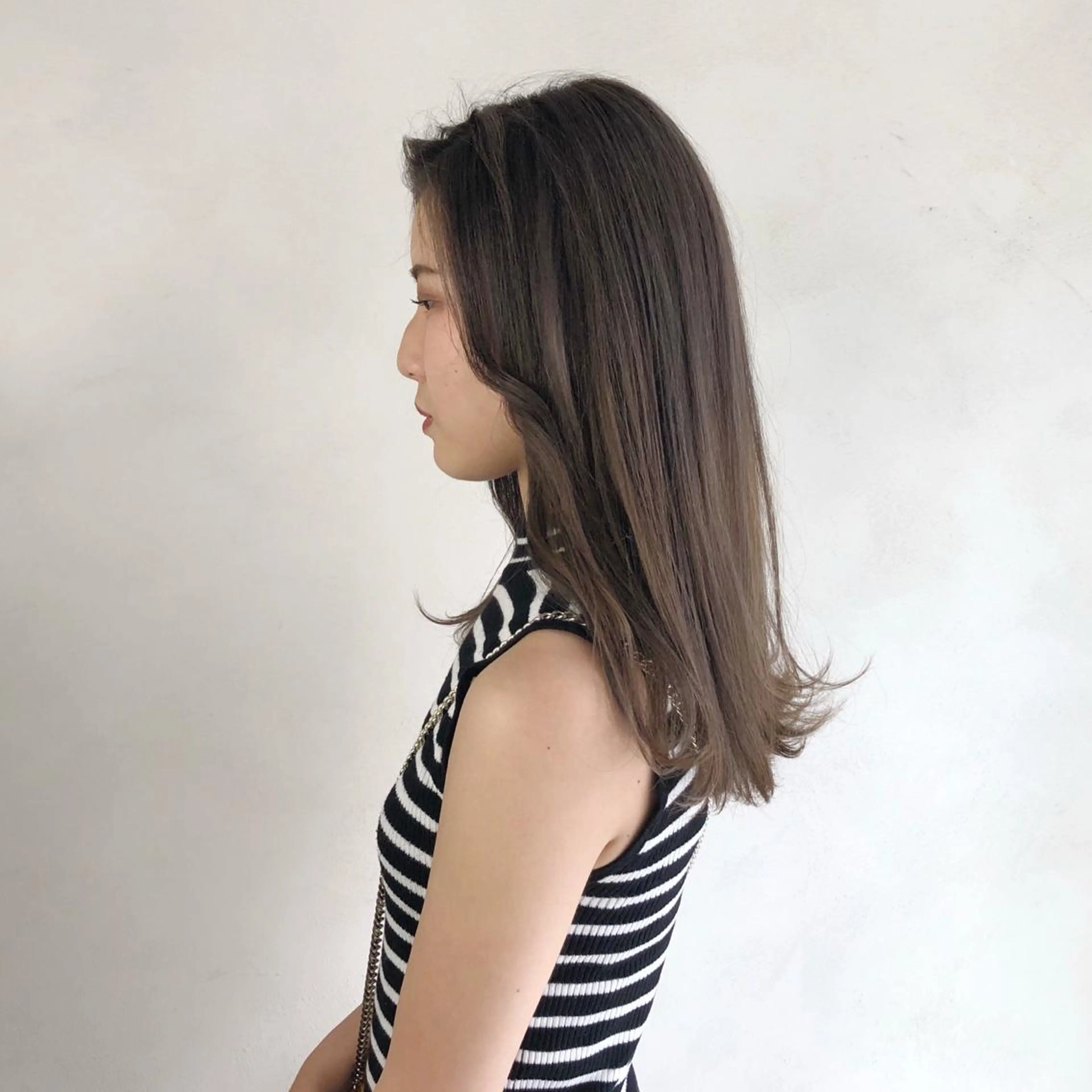 ミディアム カラー モデル募集中✂︎ Happis ハピスのヘアスタイル