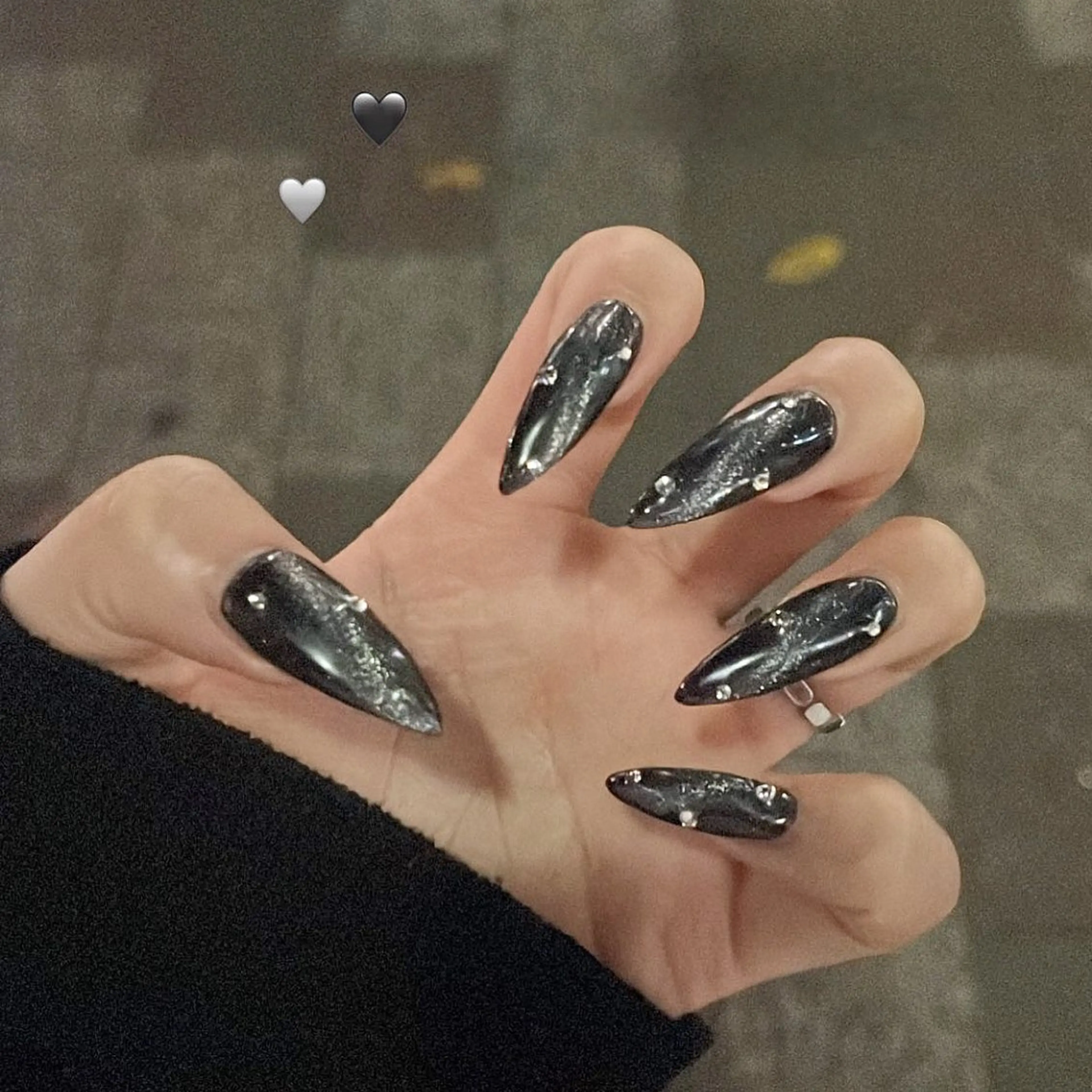 ロング ハンドネイル zirnail所属・zir nail 💞KASUMIのネイルデザイン