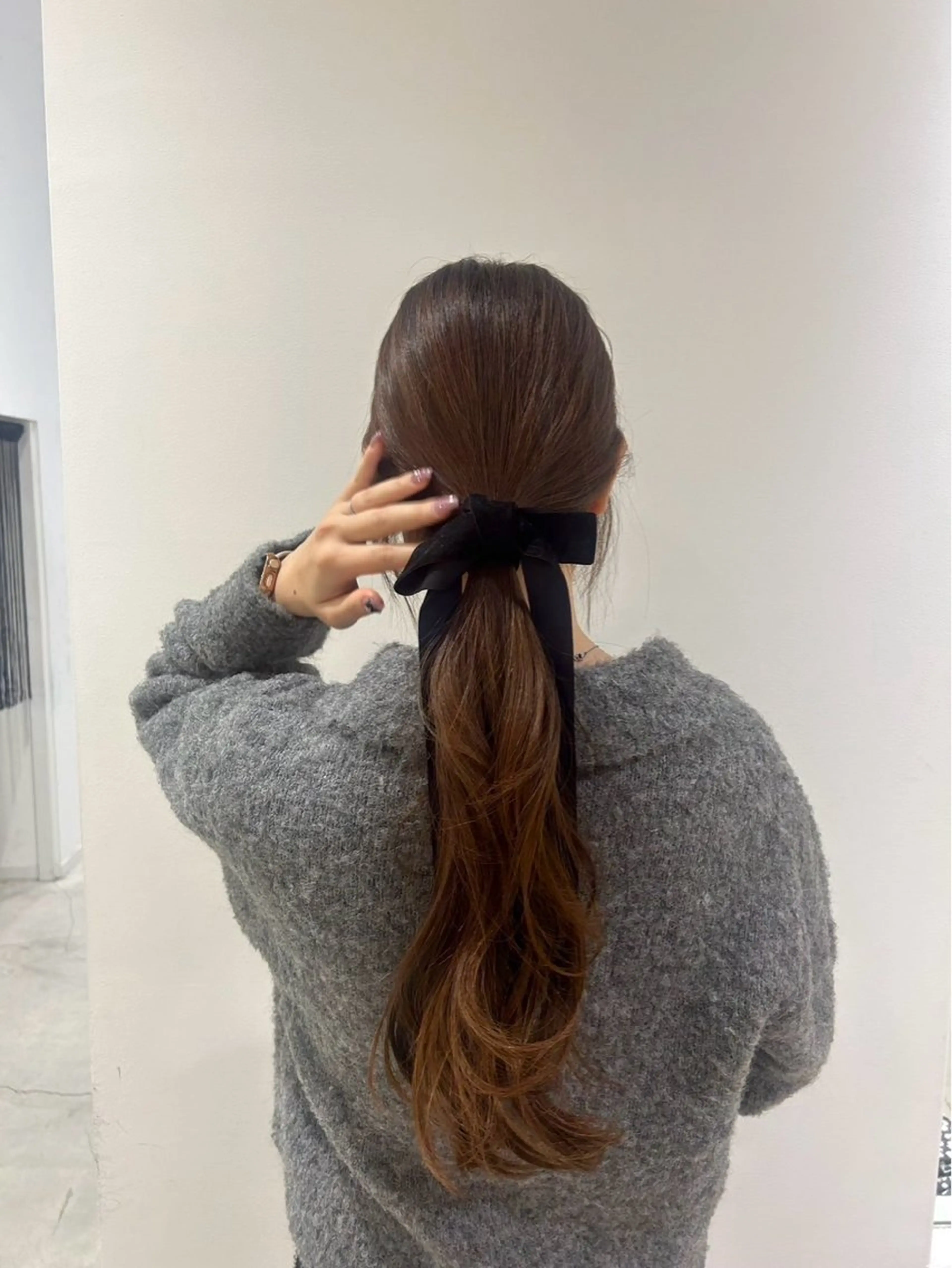 カラー ヘアカラー 石橋 華のヘアスタイル