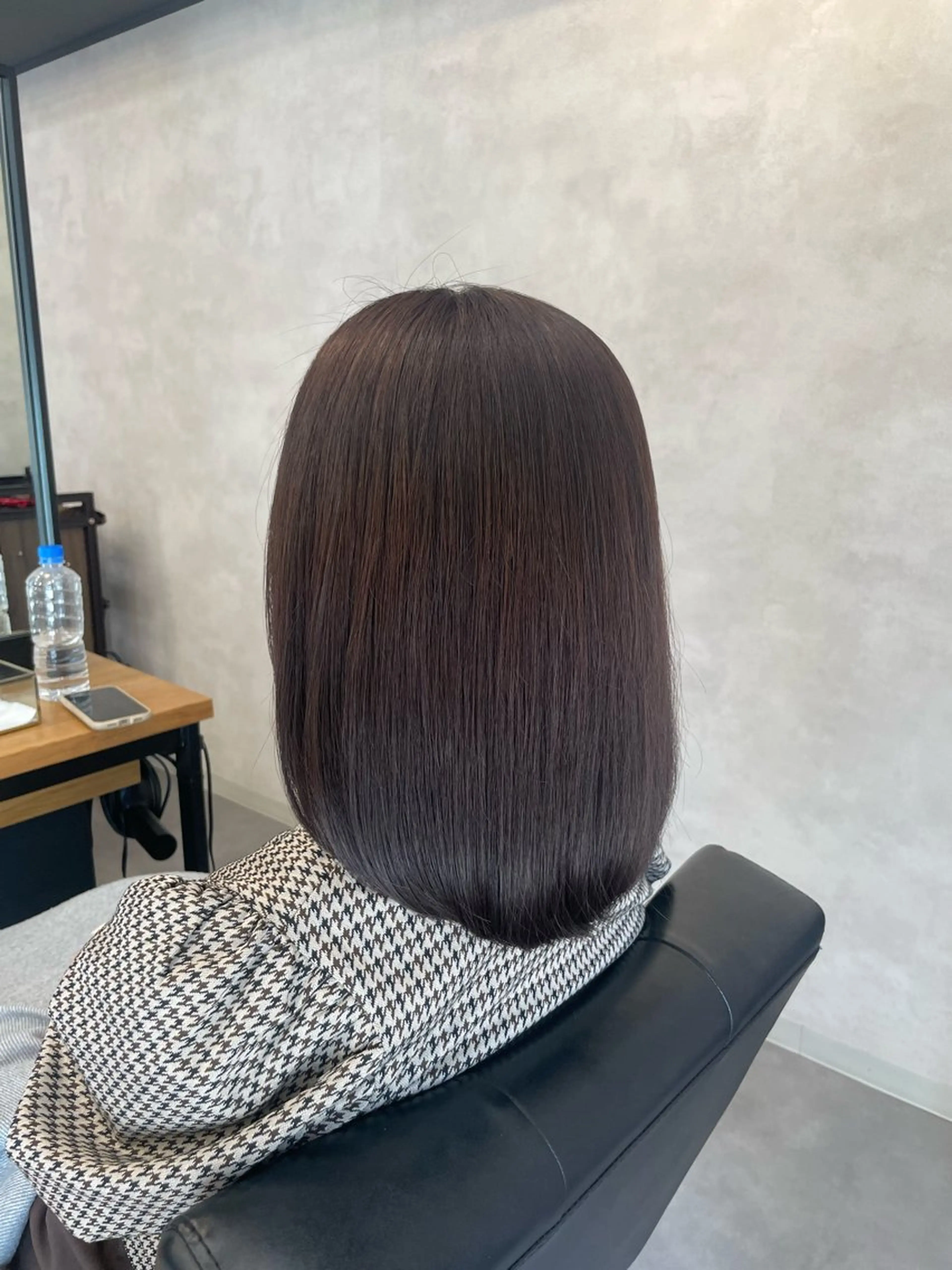 ミディアム カラー ブラウンカラー ココアブラウン ヘアカラー トリートメント 今村 南穂のヘアスタイル