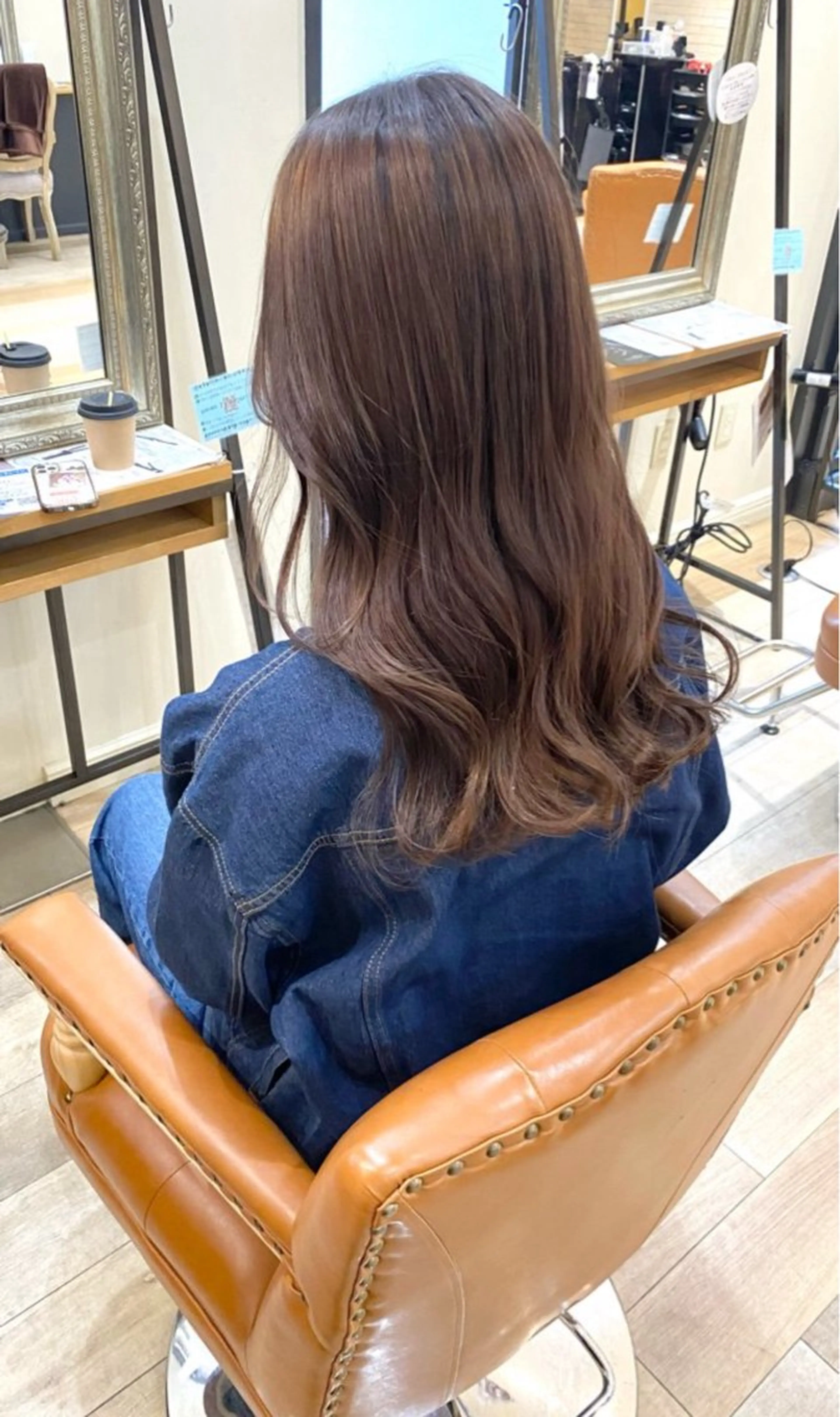 ロング カラー 松尾 遥花のヘアスタイル