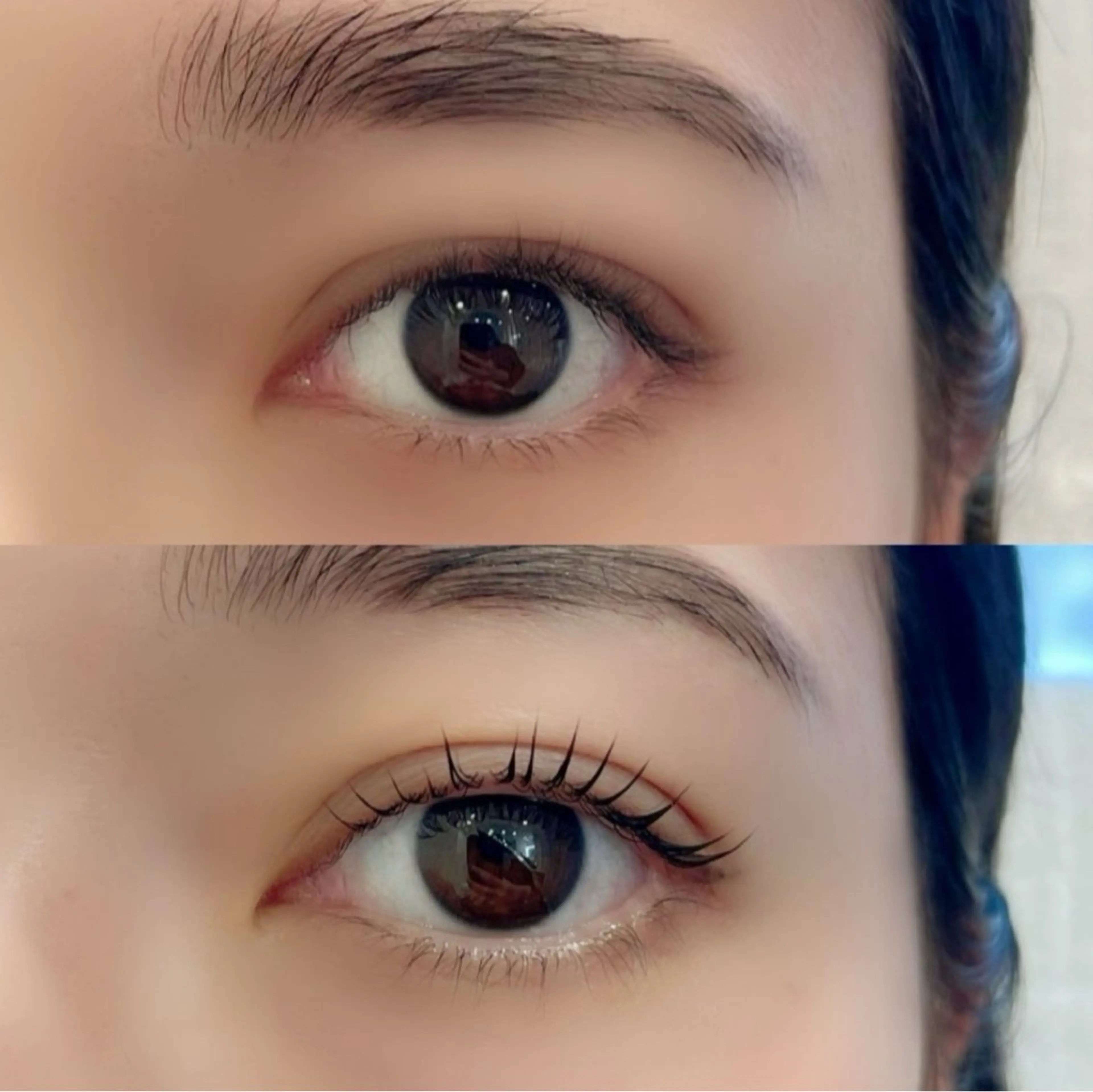 マツエク・マツパ 一重×まつ毛パーマ サロンドデンファレ所属・片岡 瑠海のマツエク・マツパデザイン