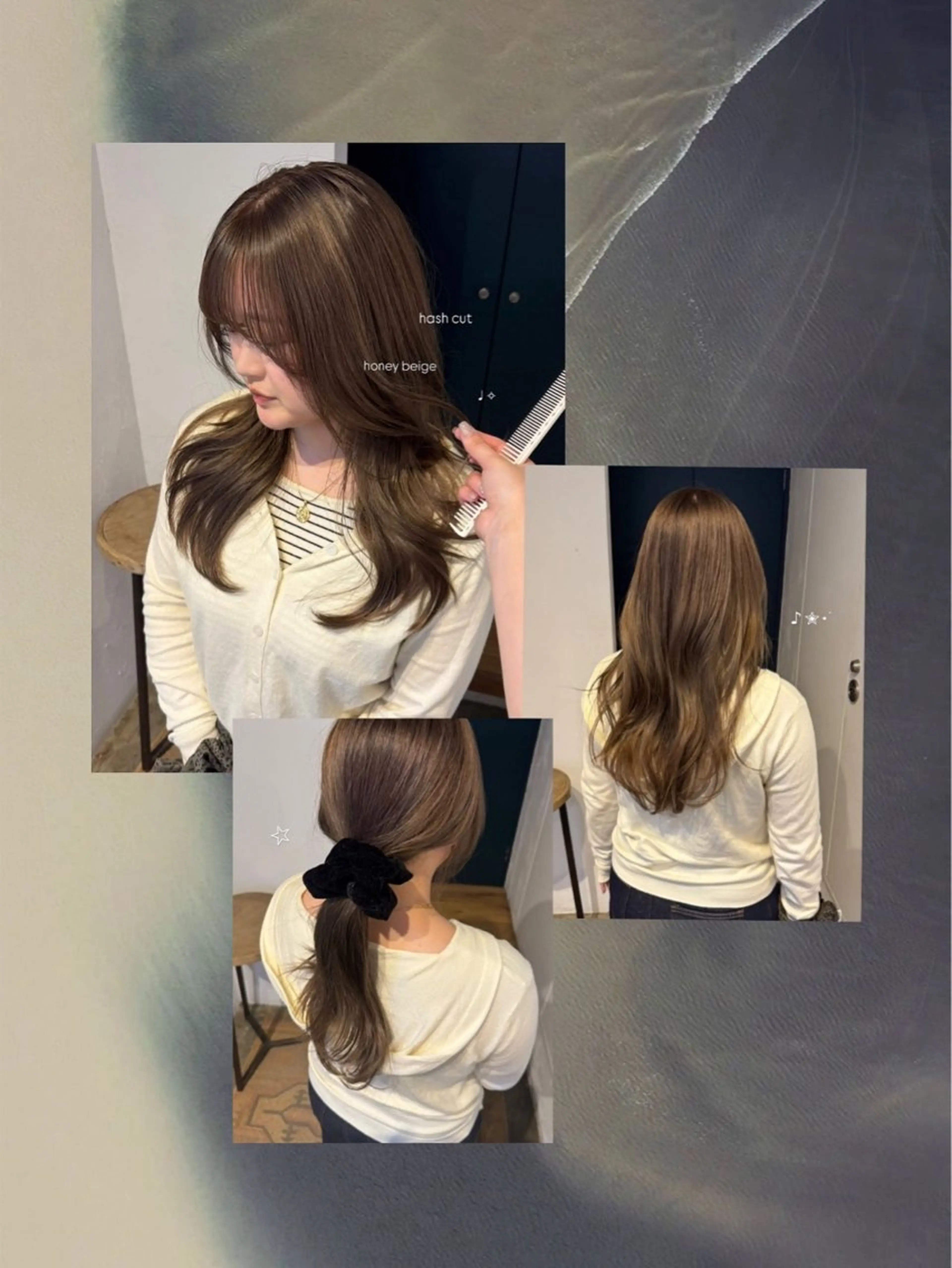 ロング カラー ヘアアレンジ ヘアカラー ᵐⁱᵏⁱᵏᵒ / レイヤー★のヘアスタイル