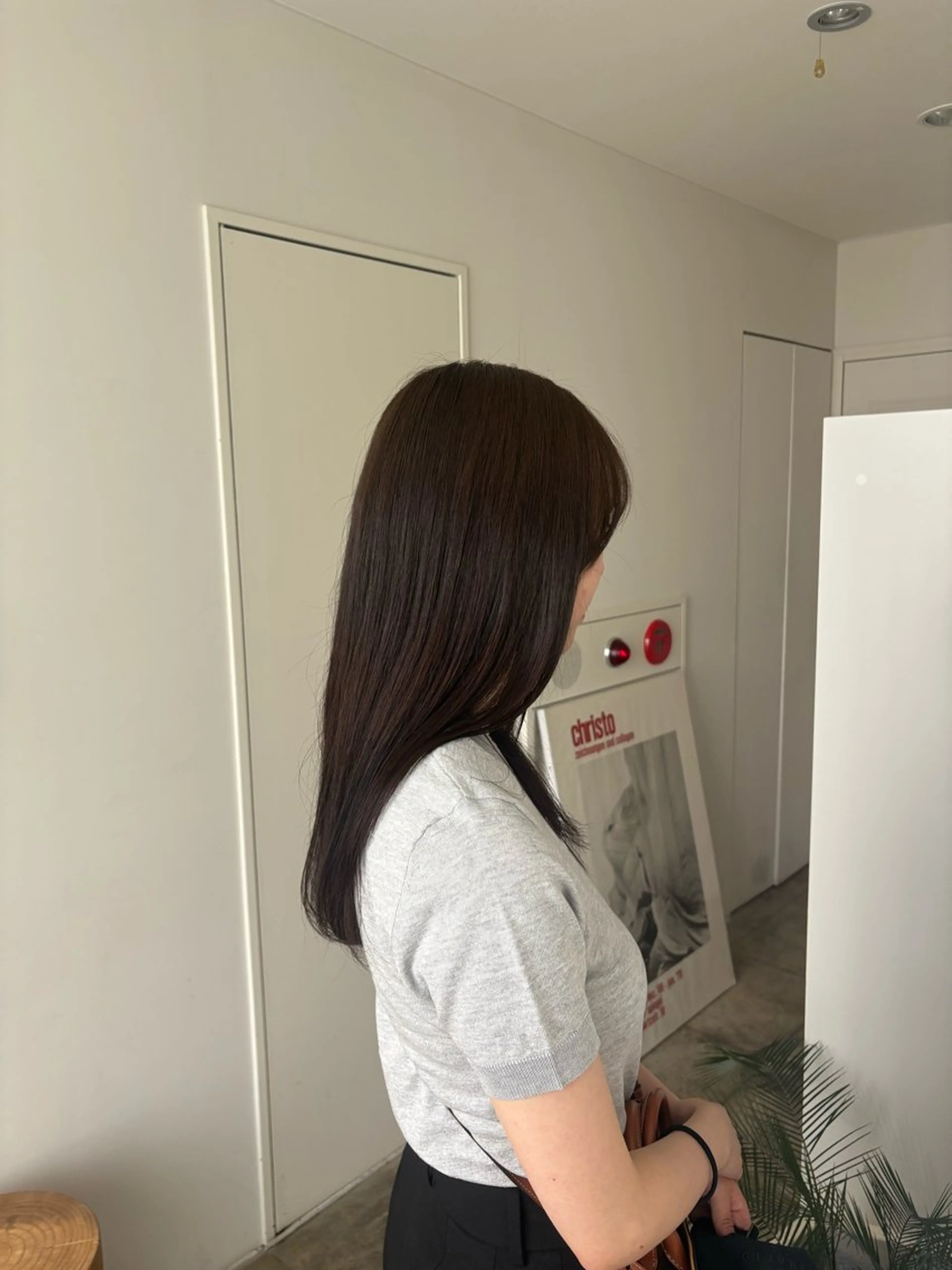 ロング カット ヘアカラー トリートメント ヨシノ　ヒメカ /大阪美容室のヘアスタイル