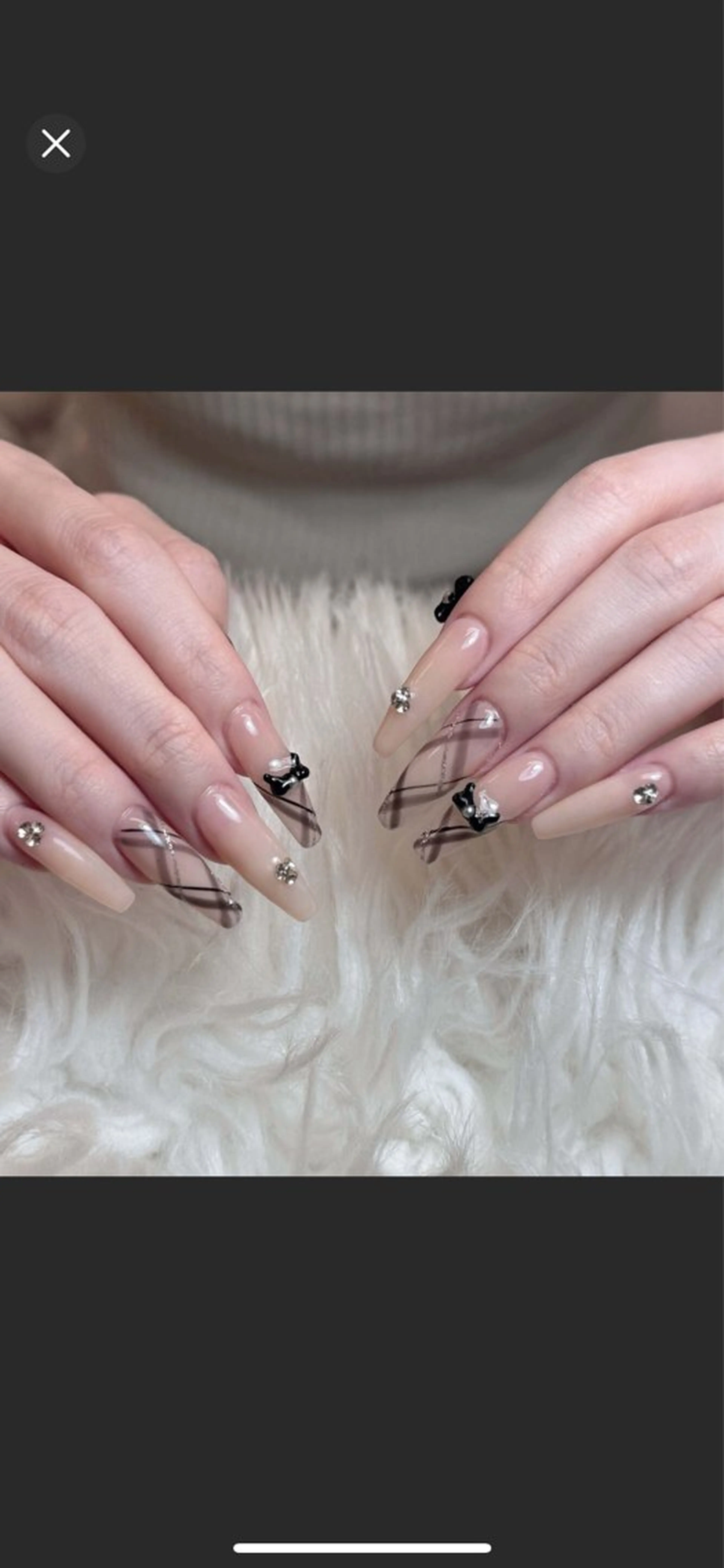 ネイル アートネイル オーロラネイル チークネイル 長さ出し フットネイル Noiranail_ studioのネイルデザイン