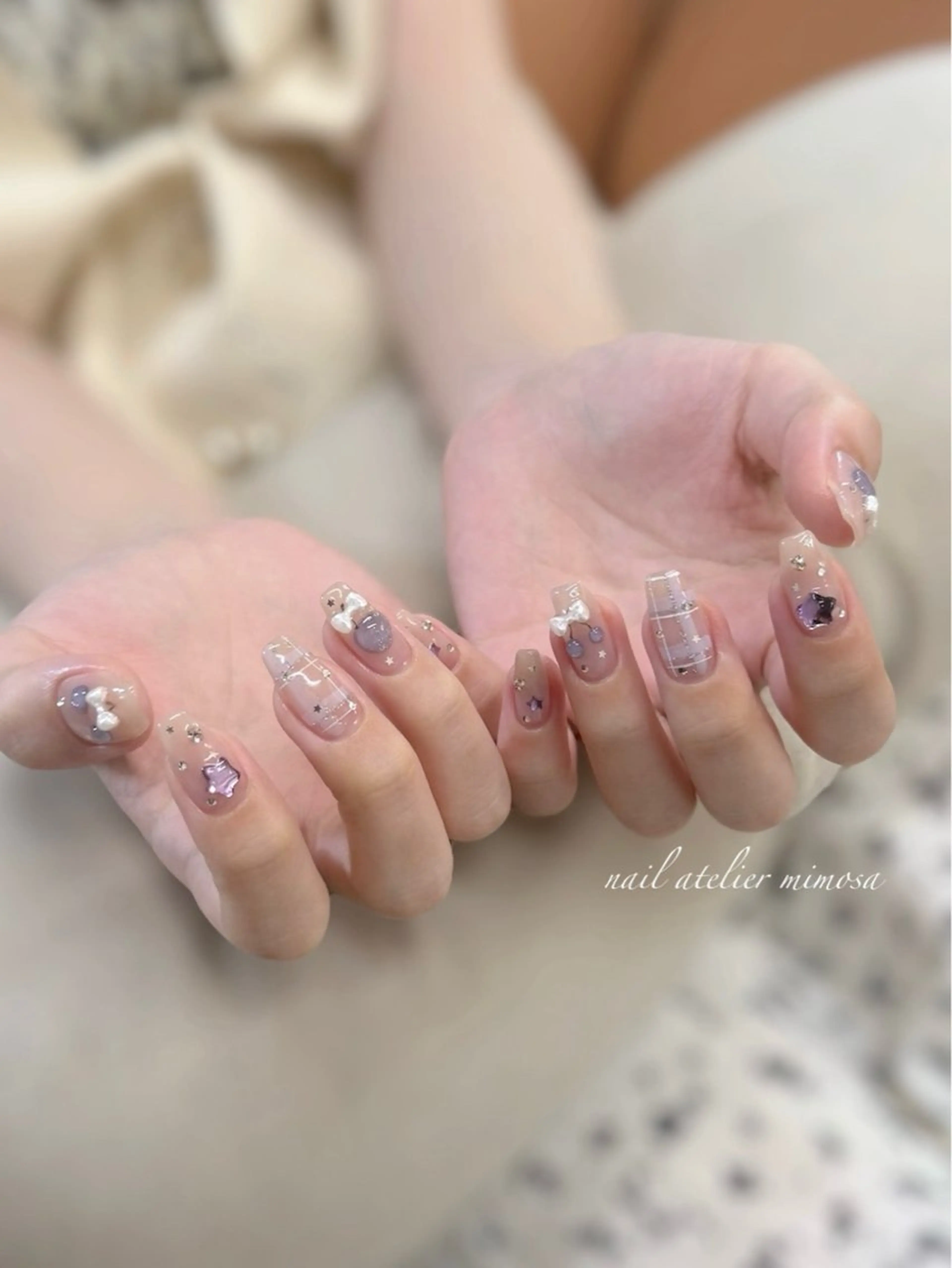 ネイル ハンドネイル アトリエ　ミモザ所属・いまむら あかりのネイルデザイン