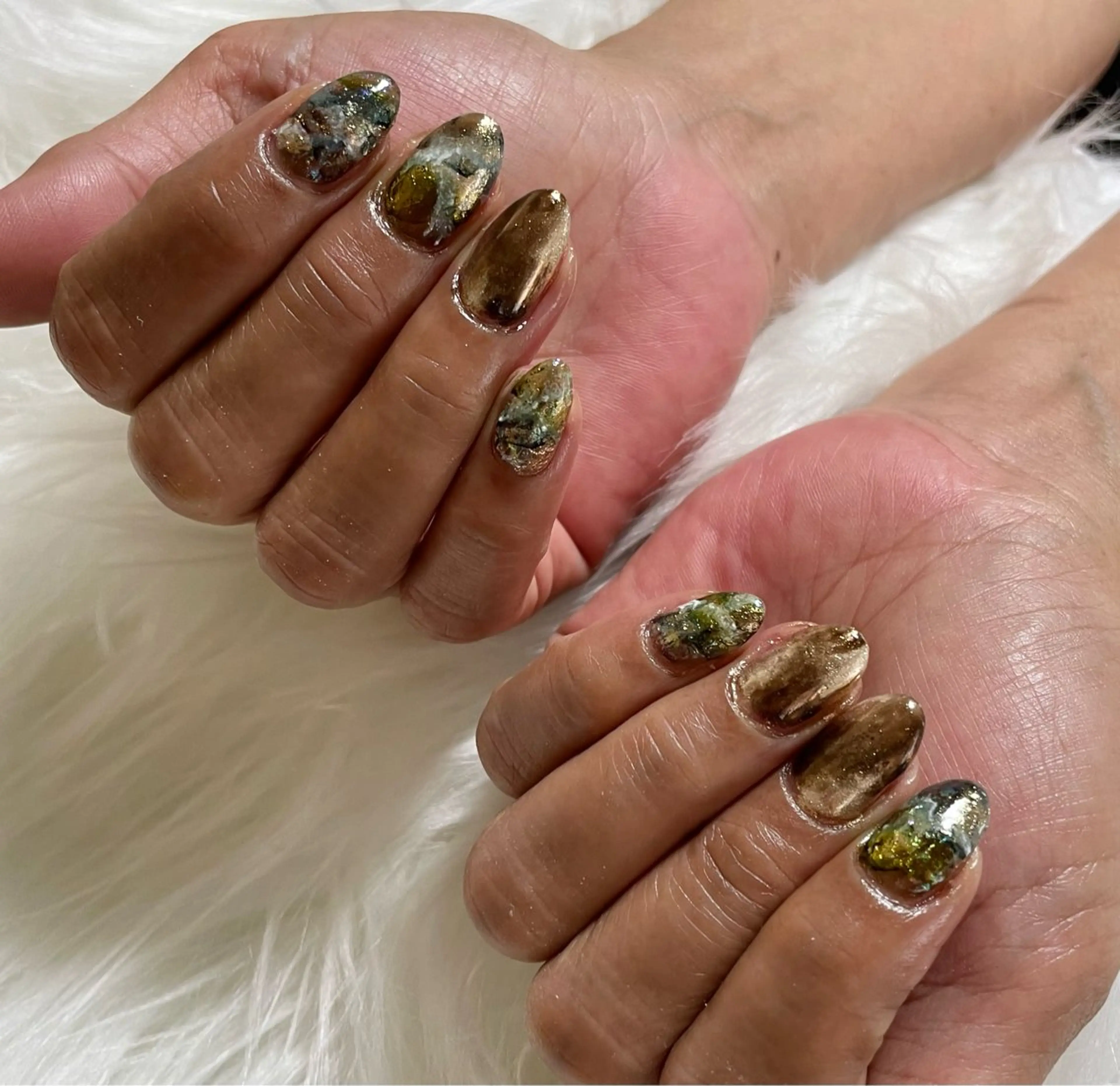 ネイル ハンドネイル nail salon HIRUKANAのネイルデザイン