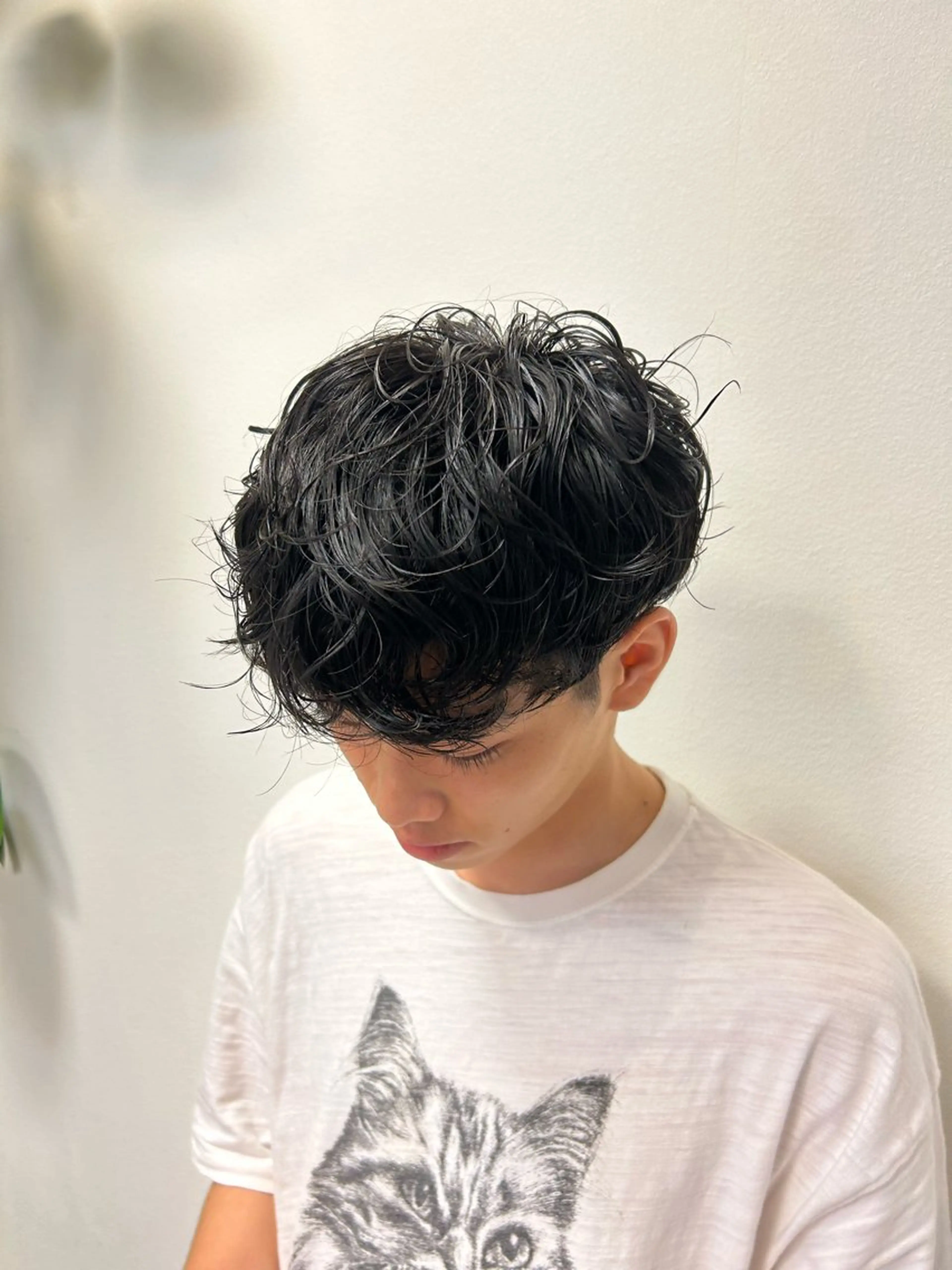 パーマ メンズ 星野 真壱のヘアスタイル