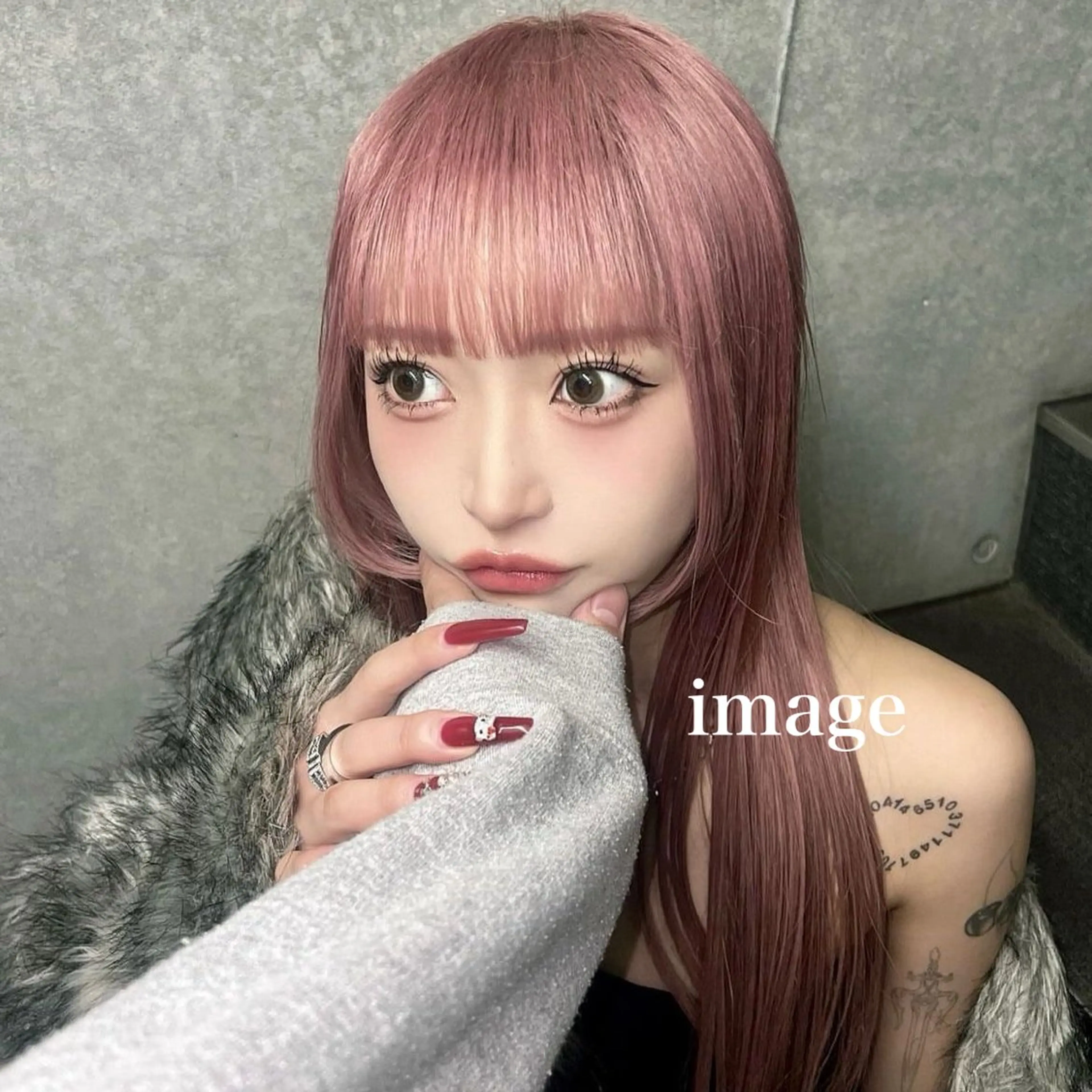 ロング 🥀ワンホン風暖色 カラーRISA🥀のヘアスタイル