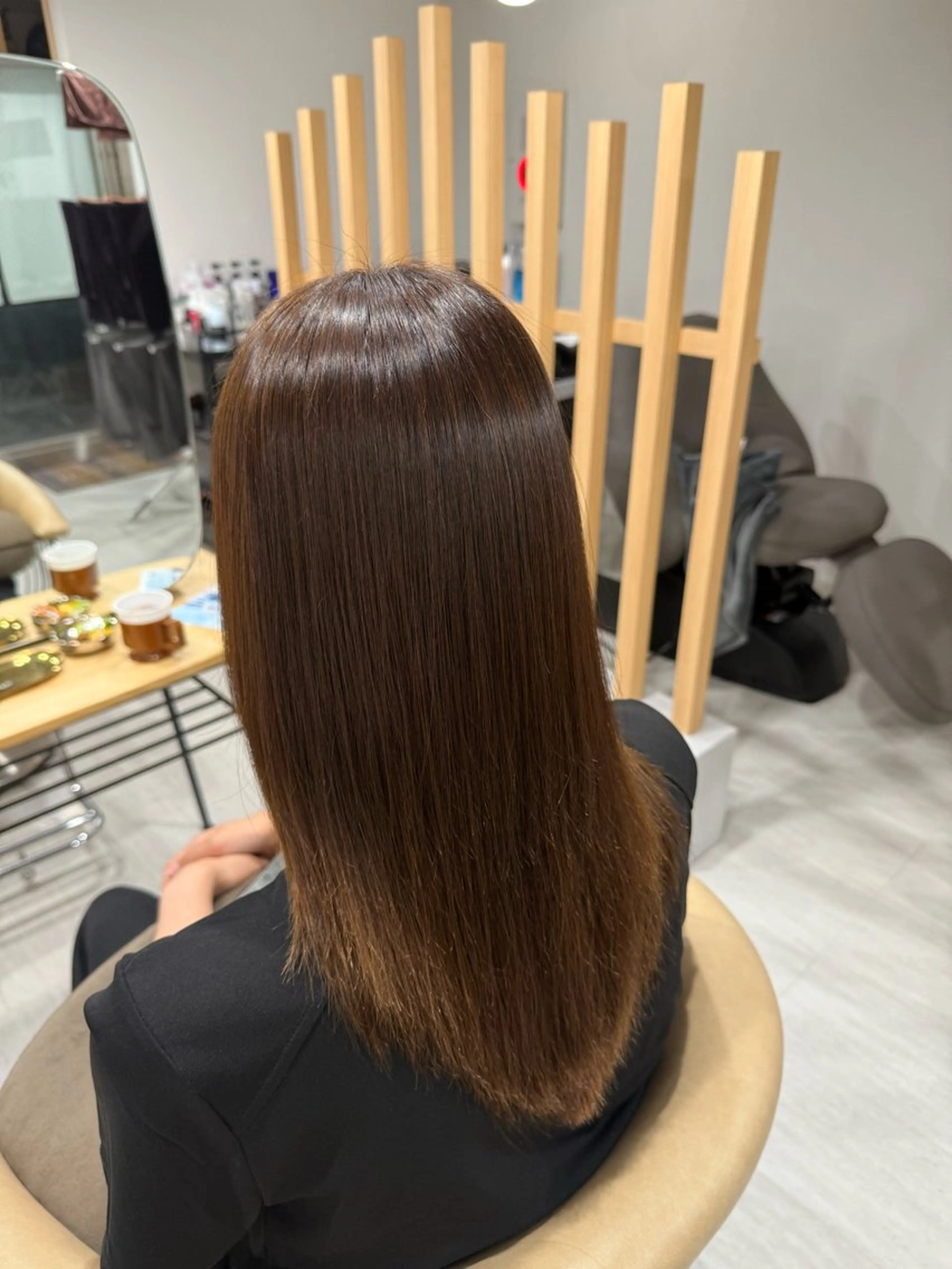 ロング 縮毛矯正 縮毛矯正 トリートメント 鈴木 千尋のヘアスタイル