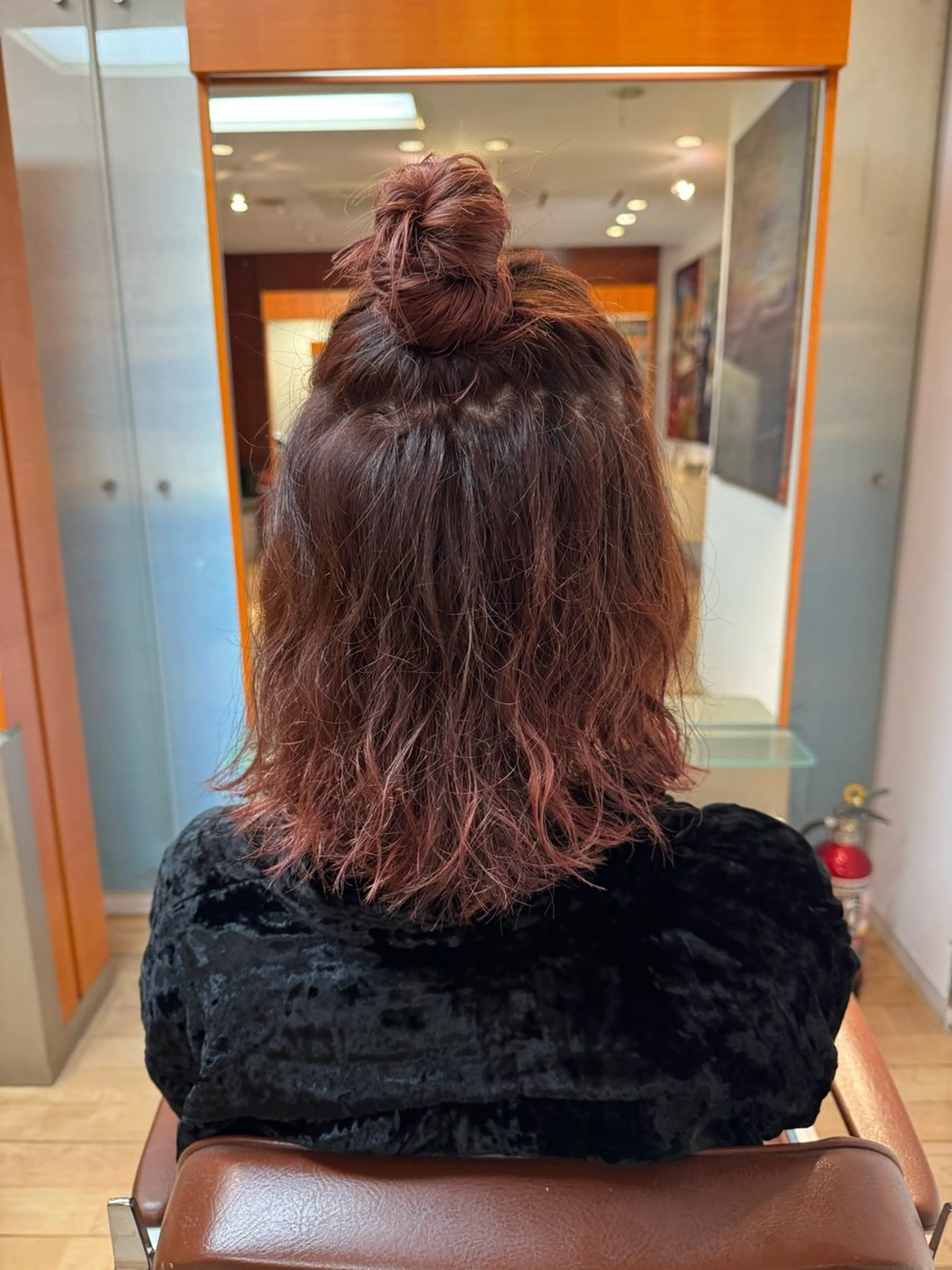 ミディアム カラー パーマ L'arte所属・松並 直のヘアスタイル