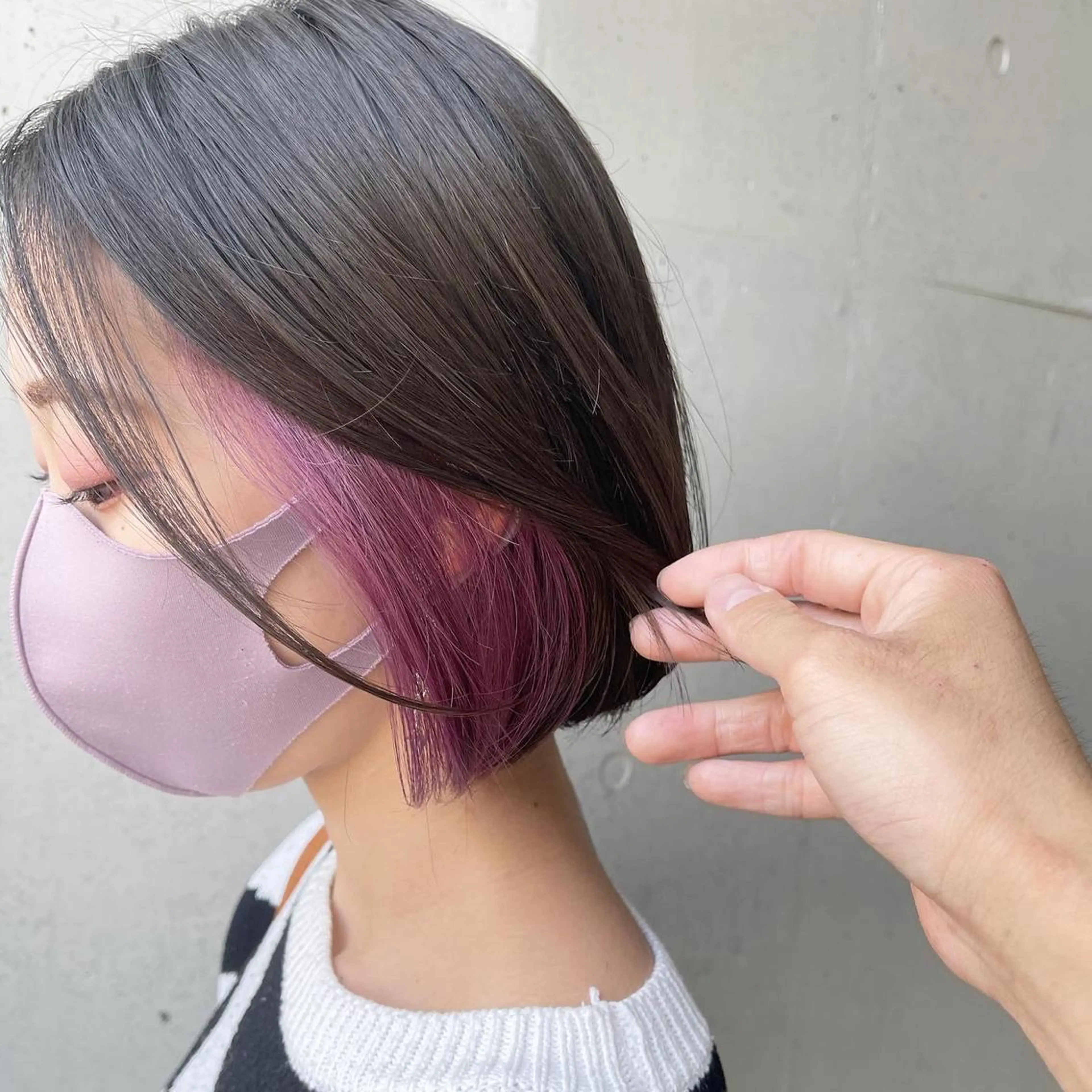 ショート カラー AUBE HAIR sereine　オーブヘアー　セレーヌ所属・💐くびれヘア/艶髪 山根　禎章のヘアスタイル