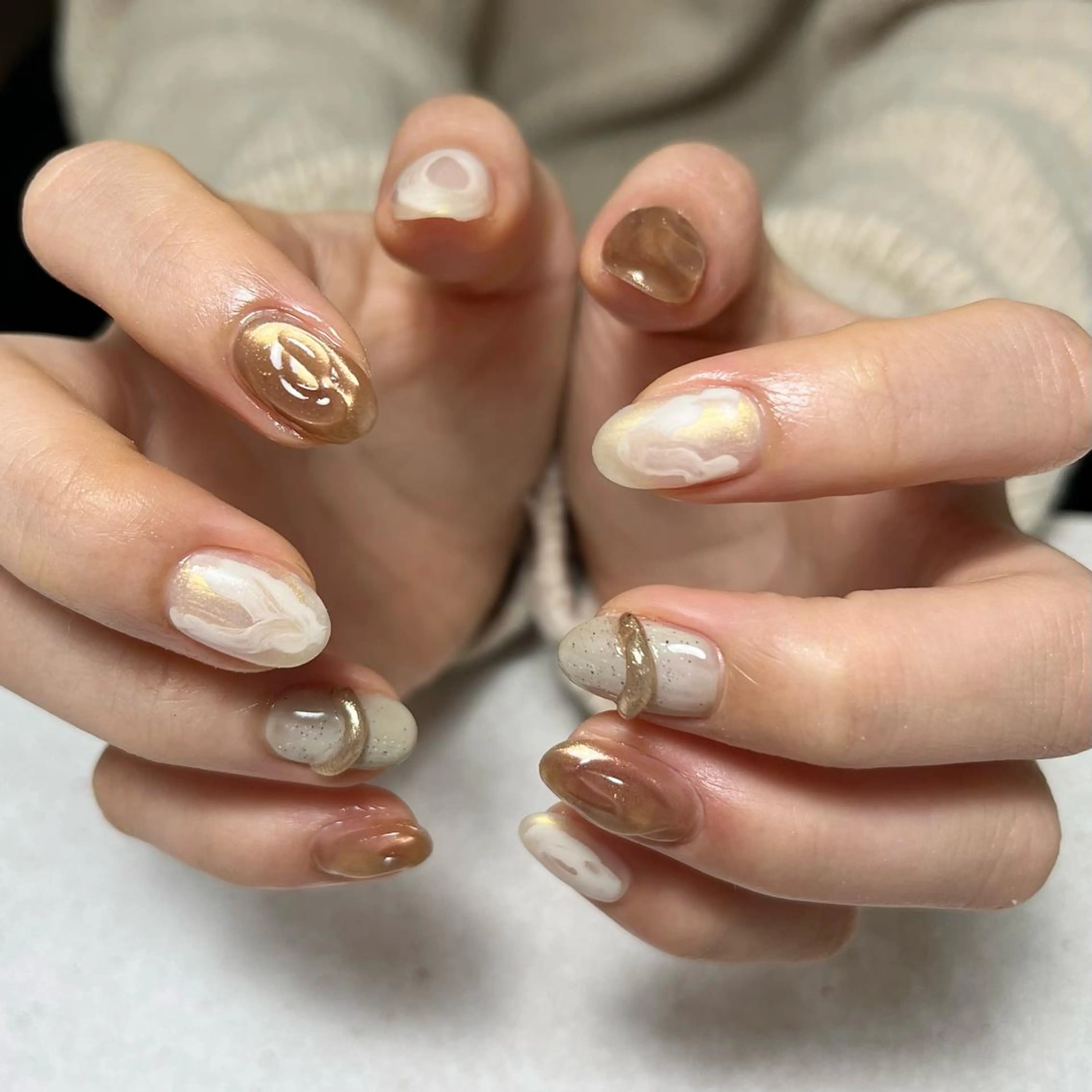 ネイル ハンドネイル nail salon O (en)所属・vegh. nail／阿波座のネイルデザイン