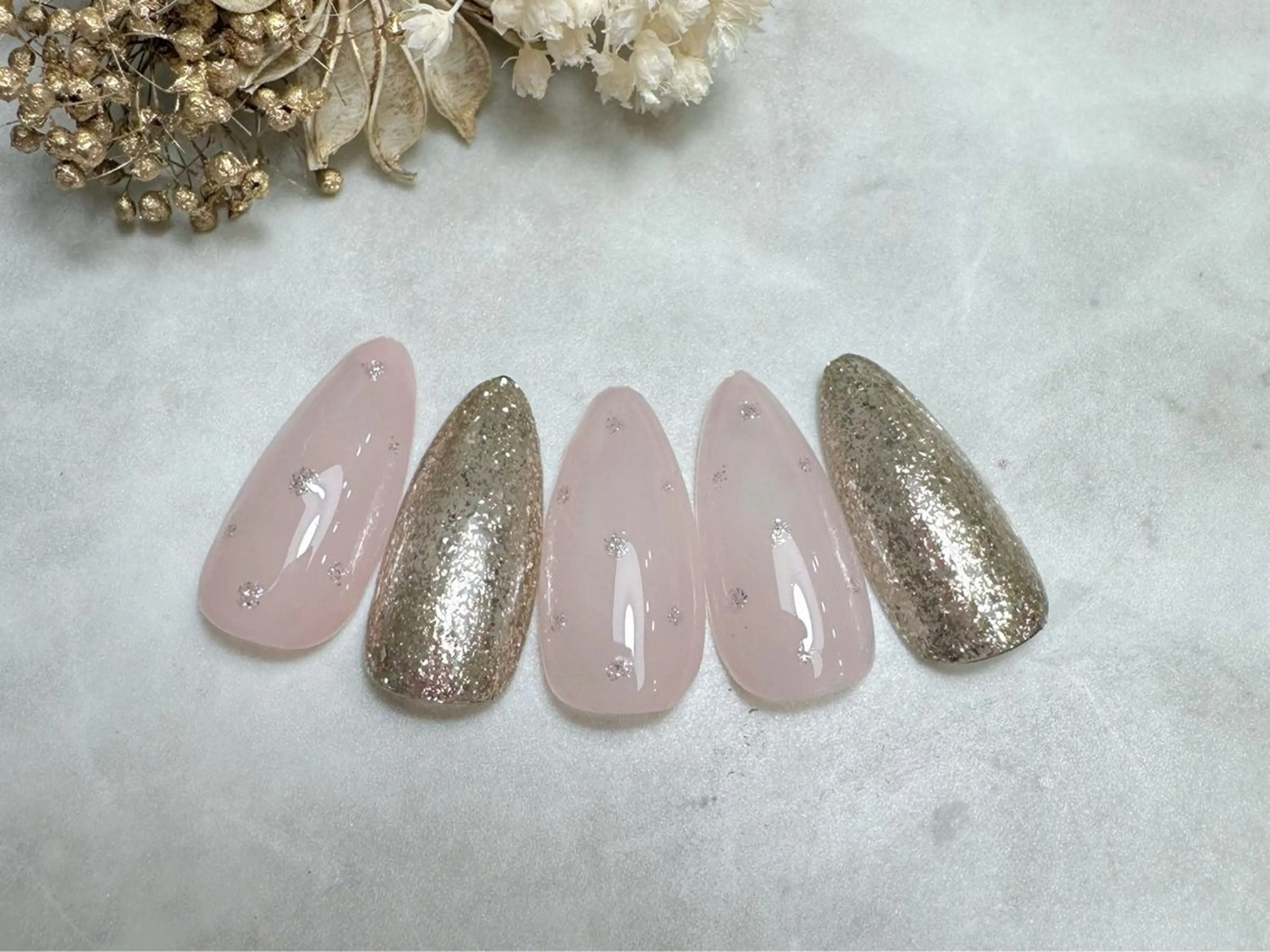 ネイル オフィスネイル シンプルネイル 【パラジェル・フィルイン】Nailsalon　Merci東中野所属・Merci shigaのネイルデザイン