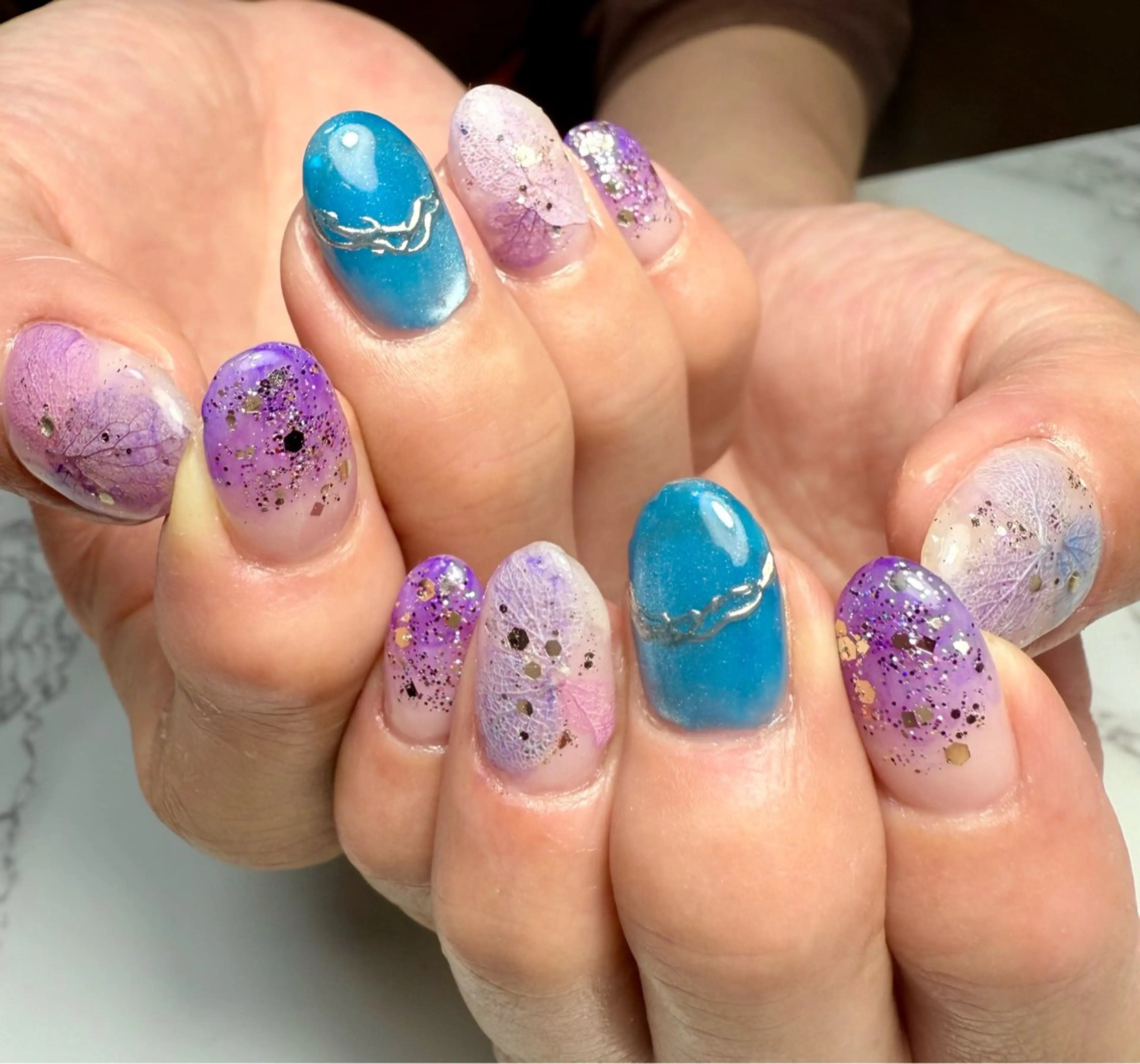 ネイル アニマル柄 アートネイル チークネイル フレンチネイル 氷ネイル・うるうるネイル M.N_ nailのネイルデザイン