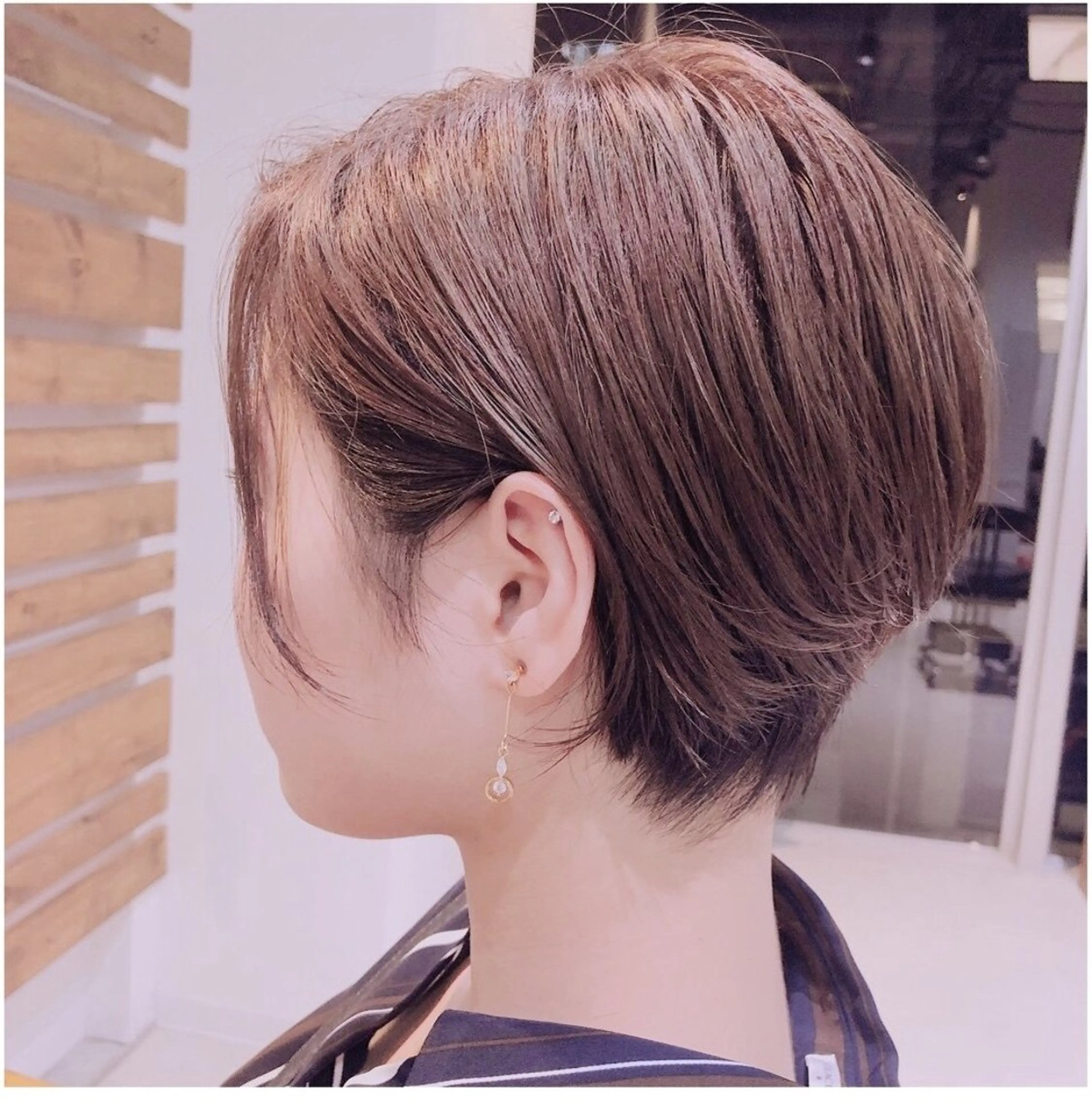 ショート ショートヘア カット ヘアカラー loup yunaのヘアスタイル