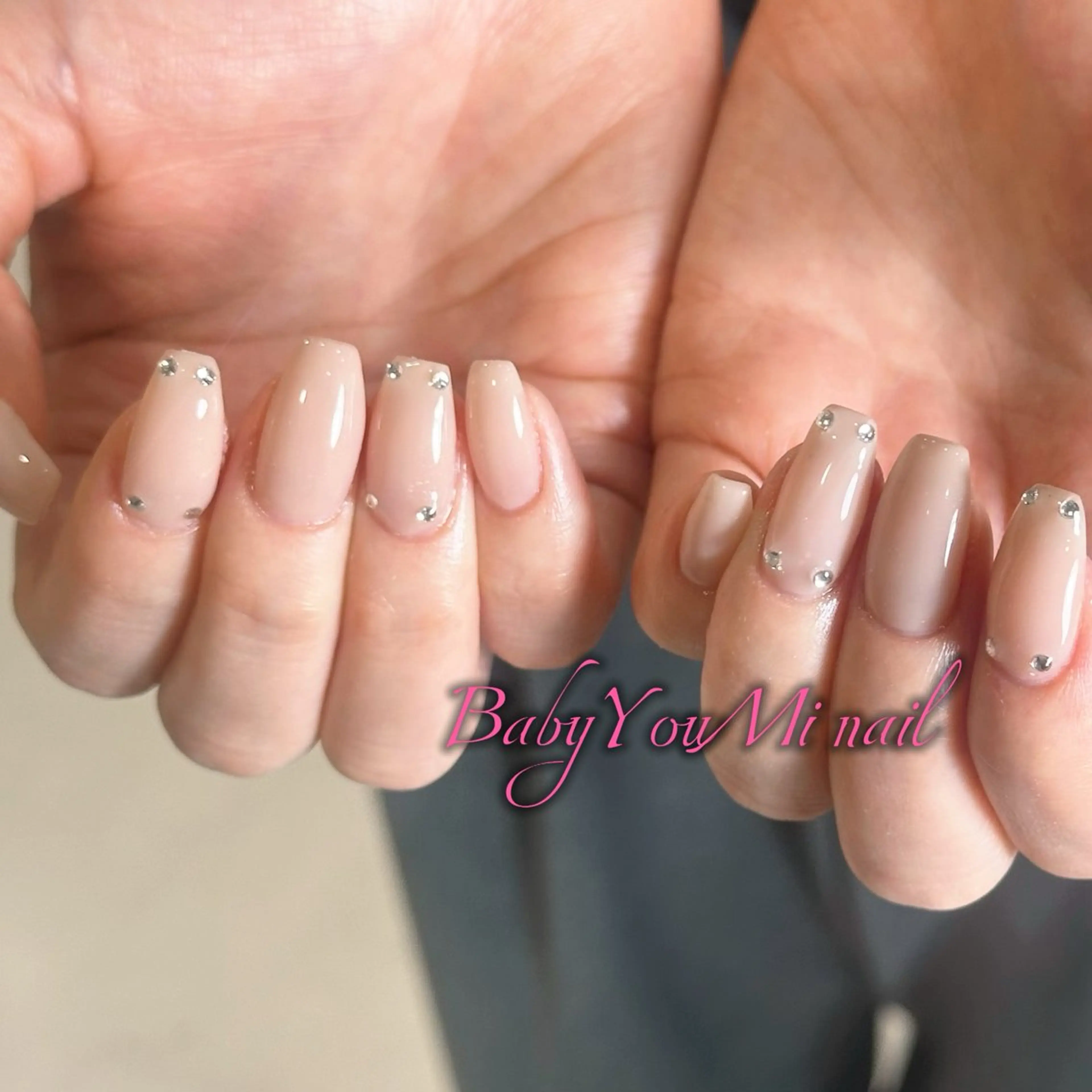 ネイル オーロラネイル フラワーネイル フットネイル フレンチネイル ジェルネイル ハンドネイル BabyYouMi ねねのネイルデザイン