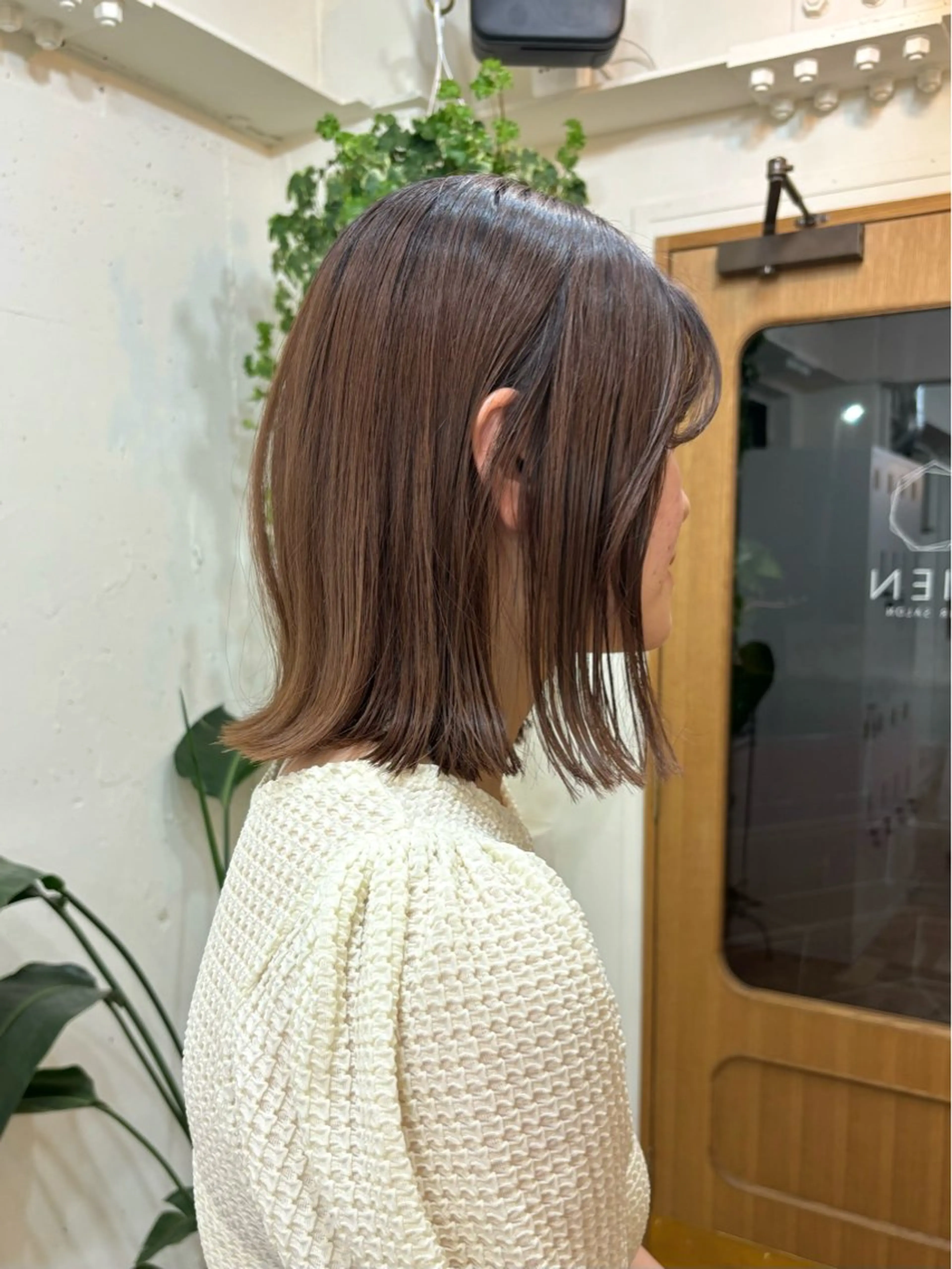 ミディアム カラー ブラウンカラー レッドカラー レッドブラウン ボブ 長めボブ カット ヘアカラー トリートメント CIEN所属・ayano🫧 《CIEN》のヘアスタイル