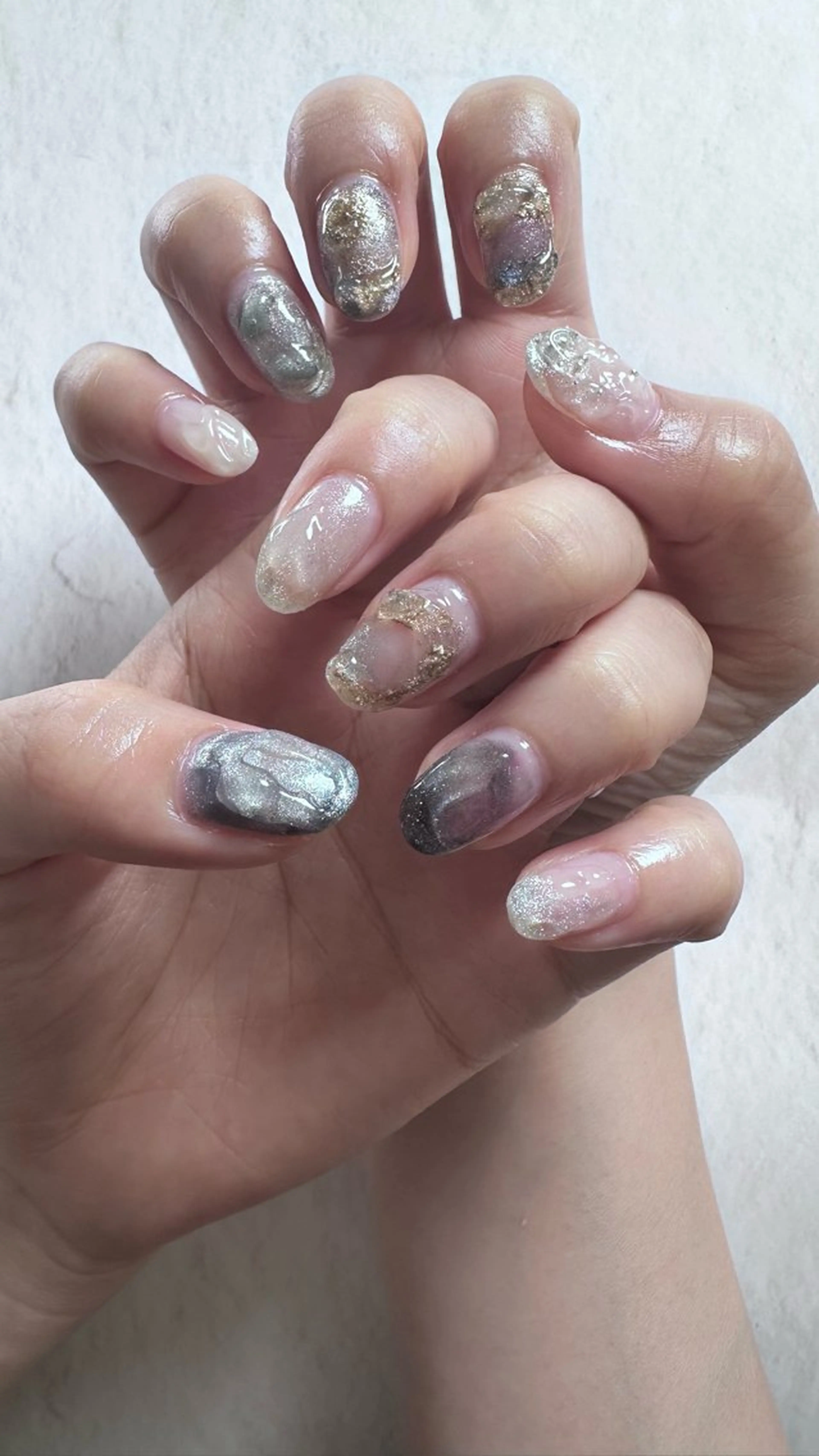 ネイル ニュアンスネイル ハンドネイル ハンドケア Atelier Ariのネイルデザイン
