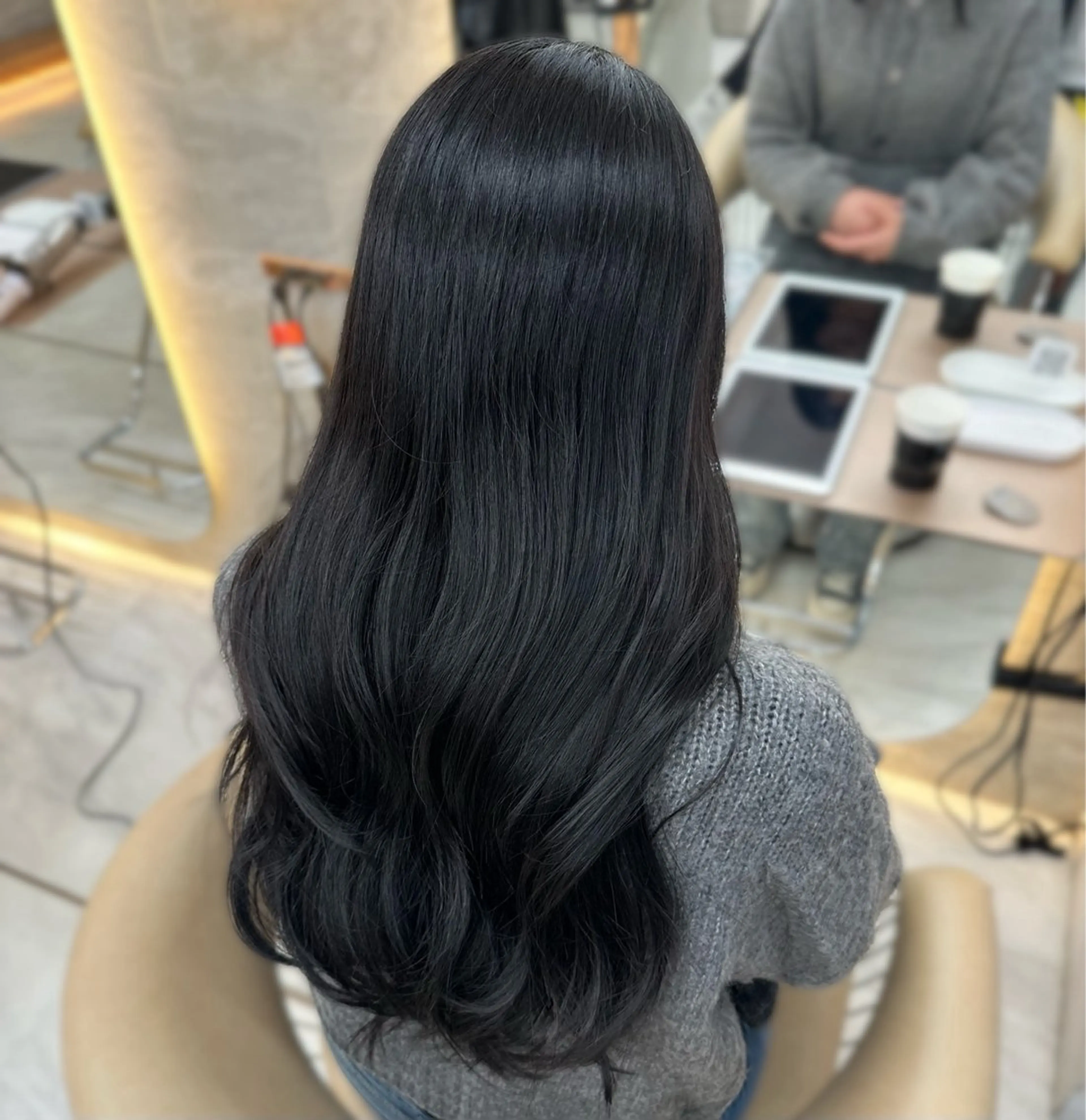 ロング カラー みわ ゆいなのヘアスタイル