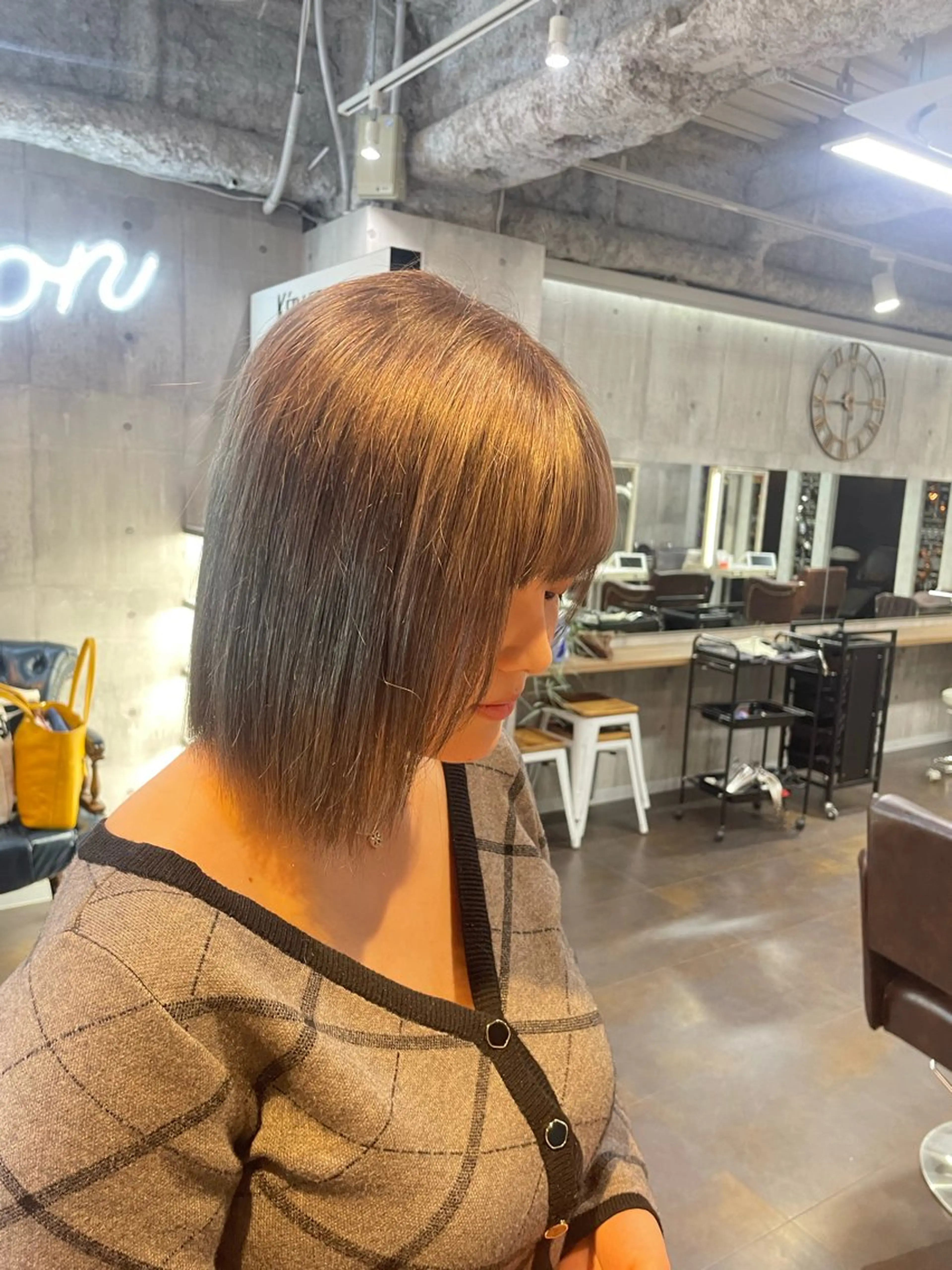 ショート カラー ヘアアレンジ 🐹ブリーチ/ボブ /韓国ヘア/蓮🐹のヘアスタイル