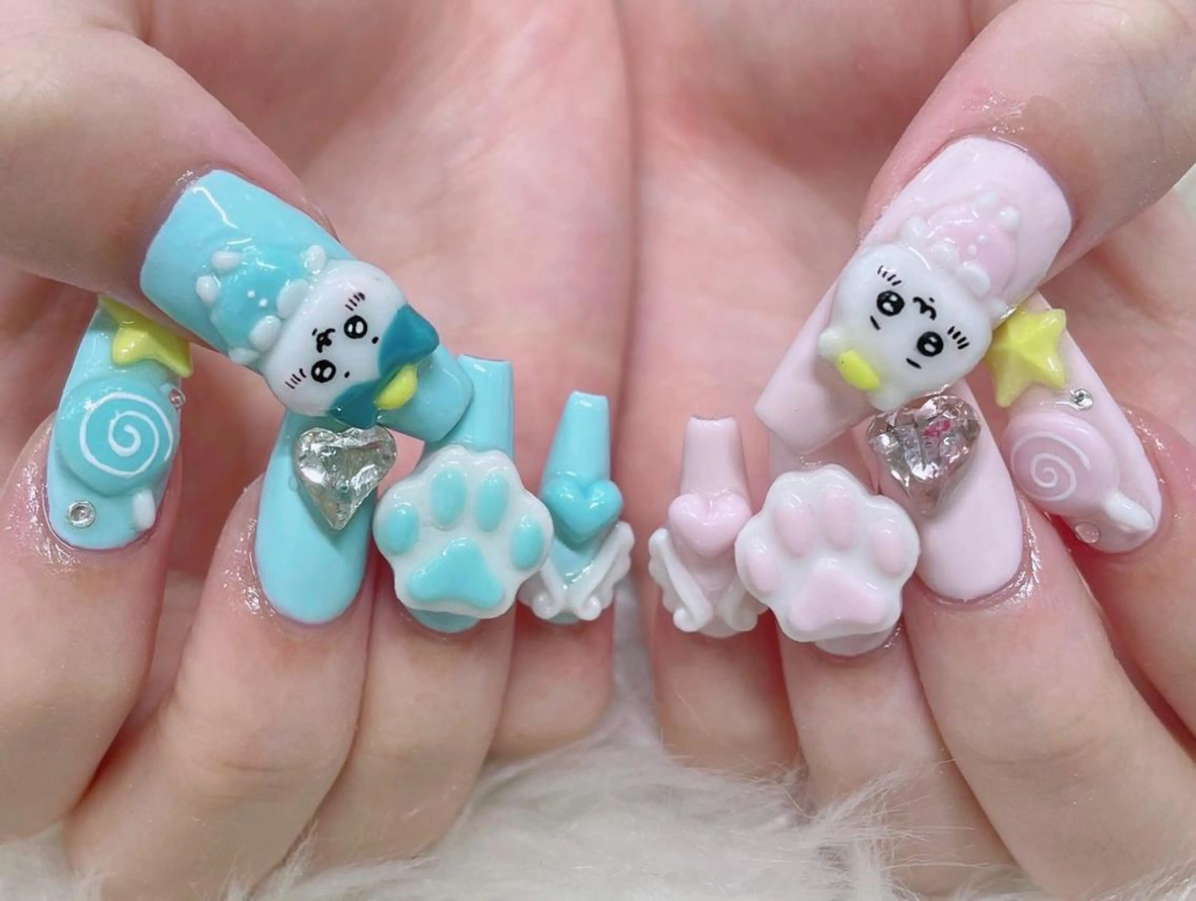 ネイル 成人式 スカルプネイル NAILSGOGO shibuyaのネイルデザイン