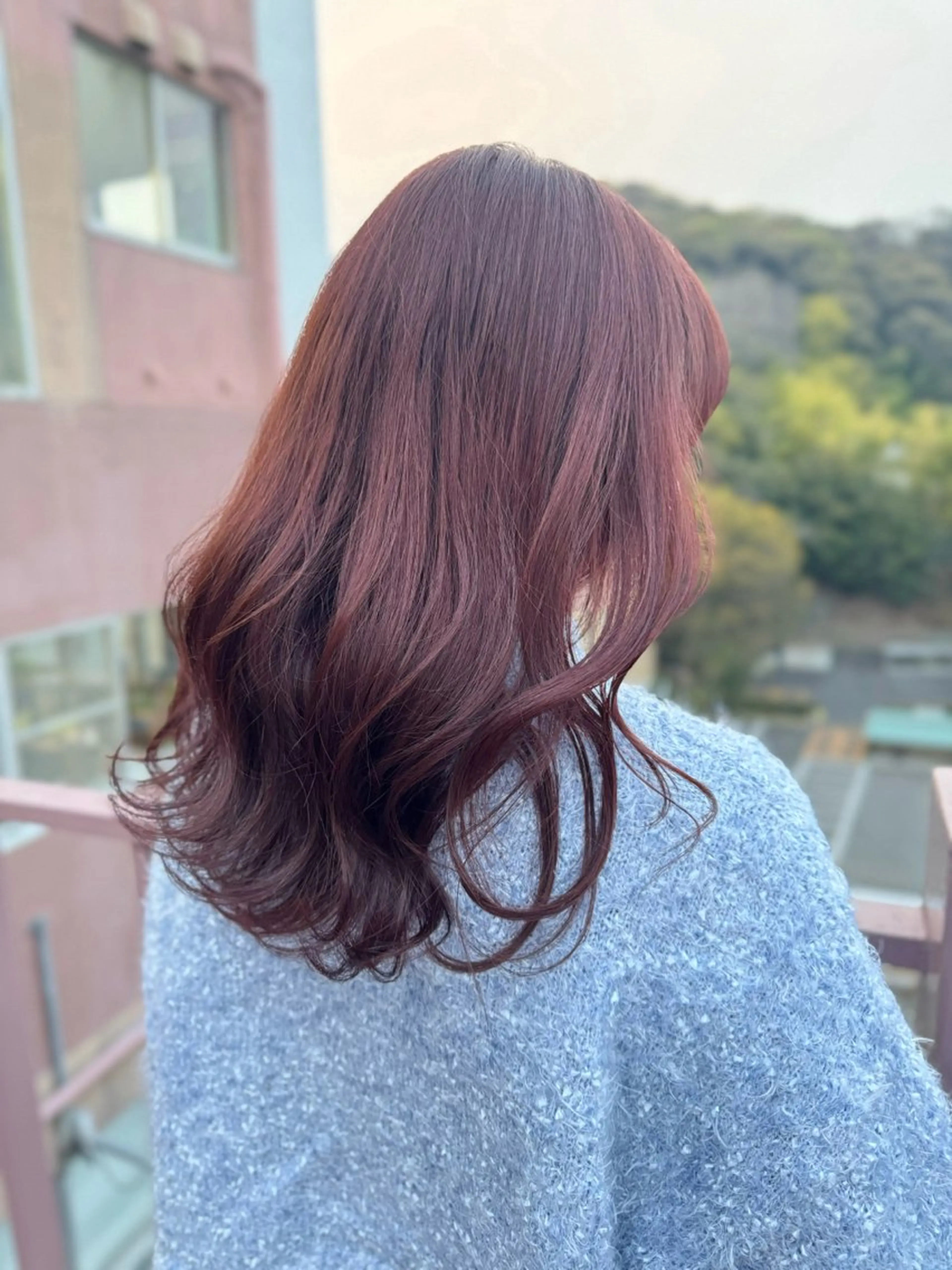 セミロング カラー ラベンダーカラー ラベンダーピンク ピンクカラー カット ヘアカラー トリートメント Viage （ビアージュ）のヘアスタイル