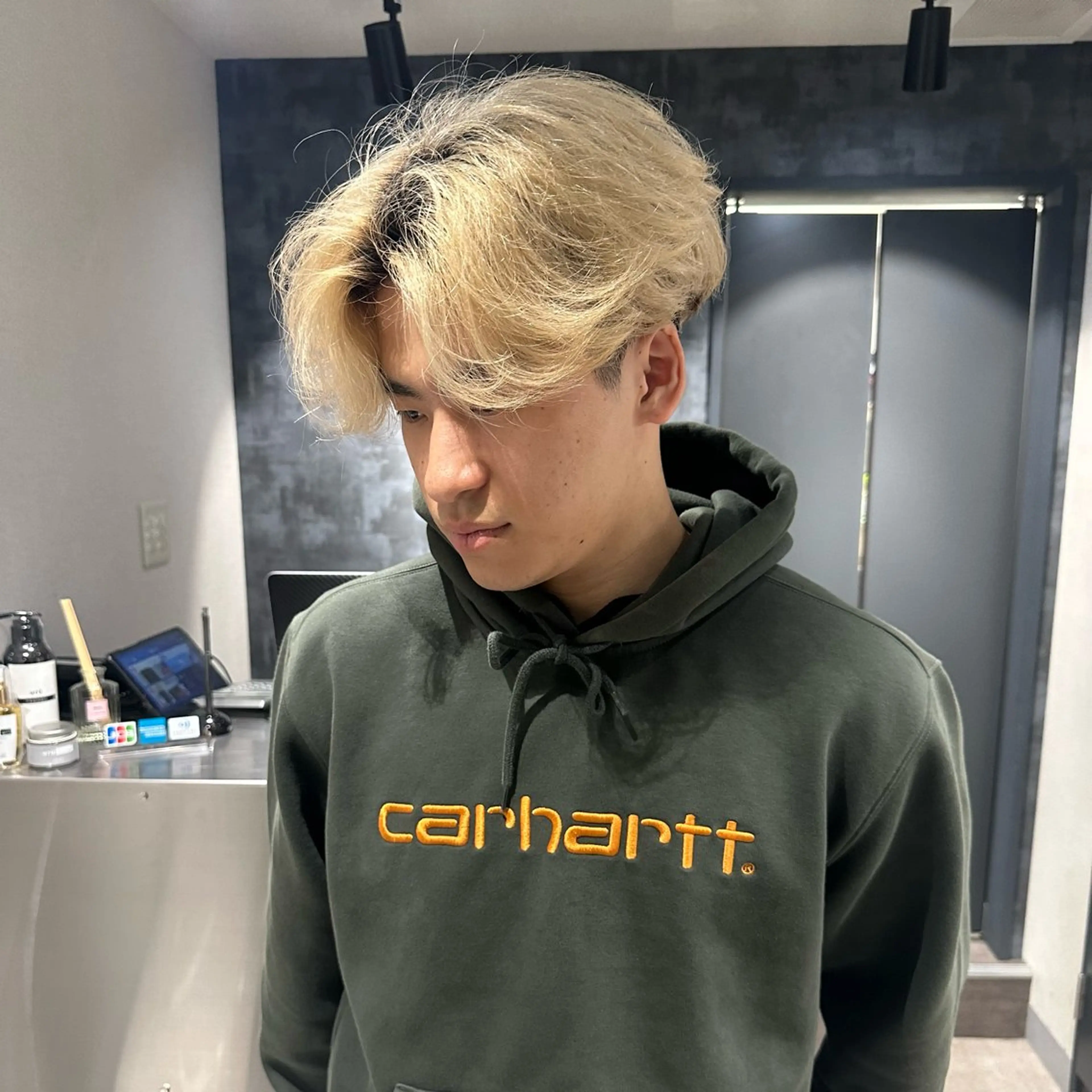 ショート 💈センターパート パーマ特化💈雄太のヘアスタイル