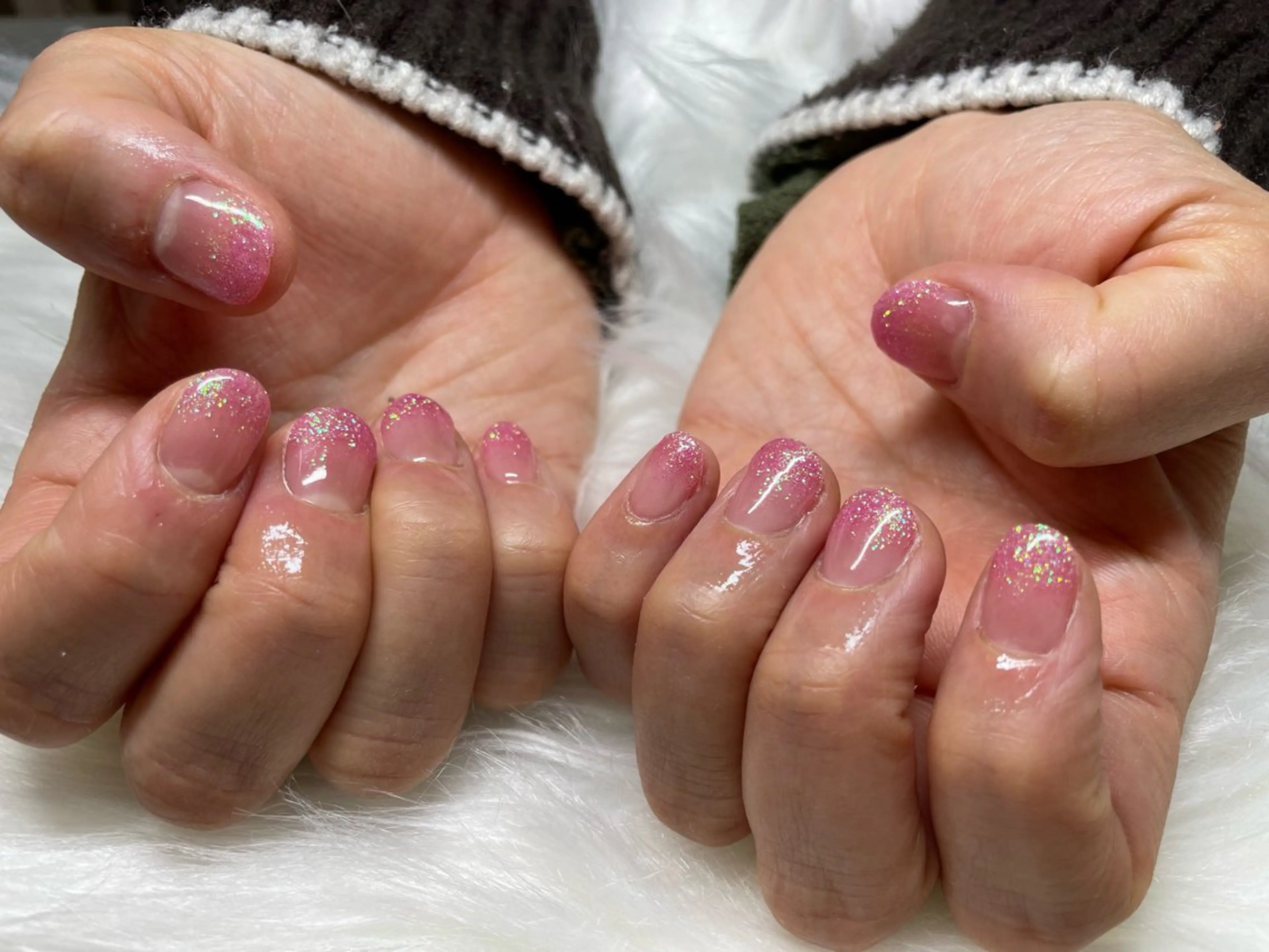 ネイル フットネイル フレンチネイル ジェルネイル グラデーション 韓国ネイル private salon fee所属・nail salon feeゆりかのネイルデザイン