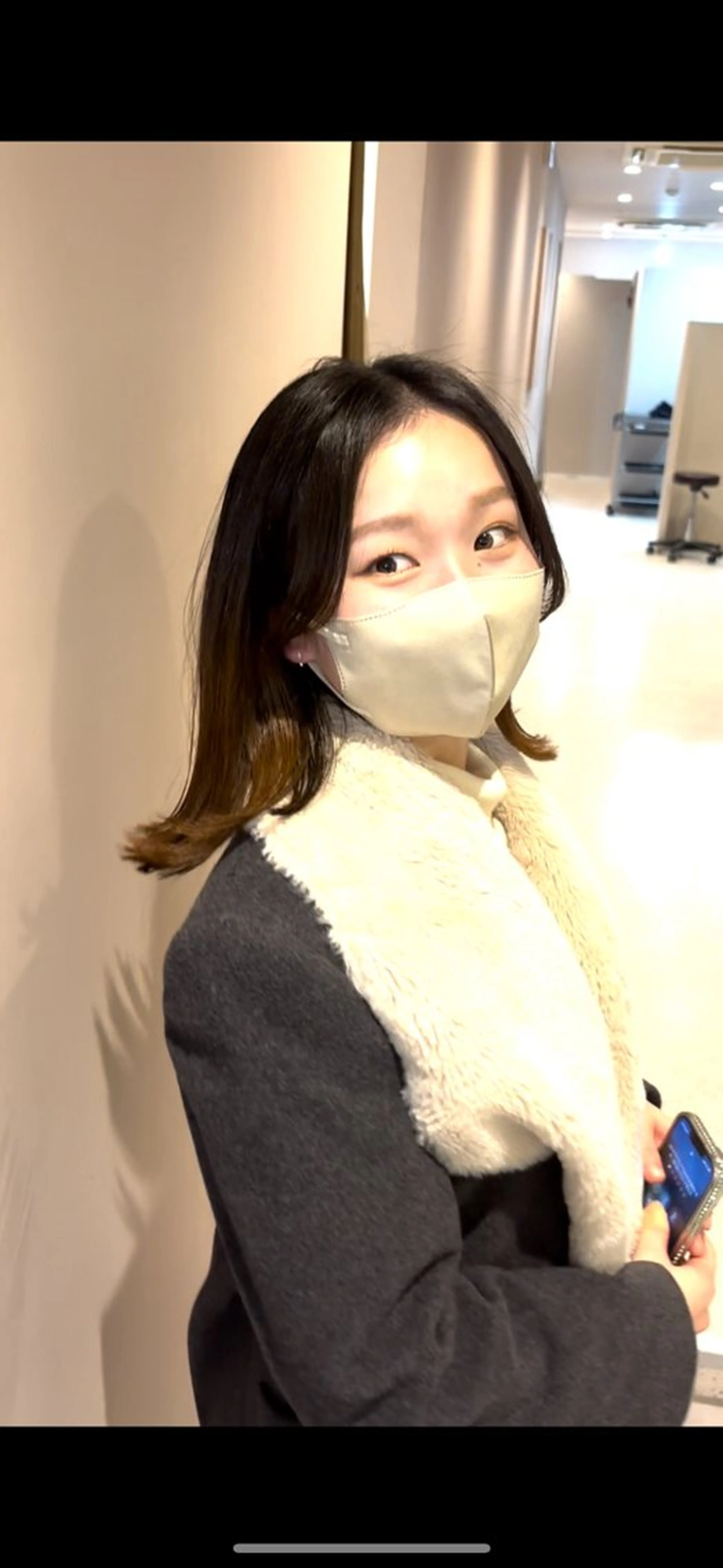 セミロング セミロングパーマ 縮毛矯正 HARUKI  MINATO Japan広島紙屋町店所属・hmj紙屋町店 脊戸智志のヘアスタイル