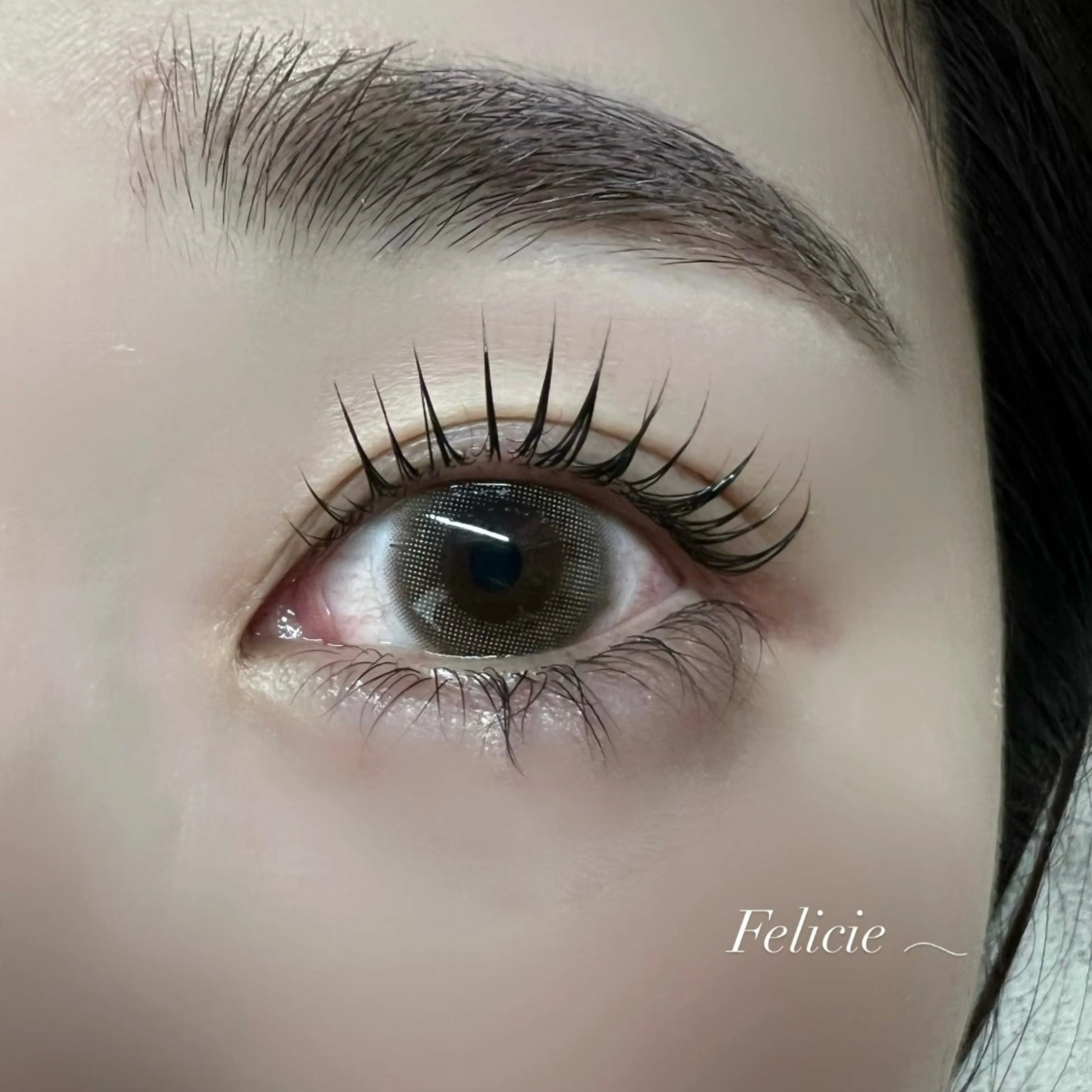 マツエク・マツパ パリジェンヌラッシュリフト マツパ Felicie＊ Sayakaのマツエク・マツパデザイン