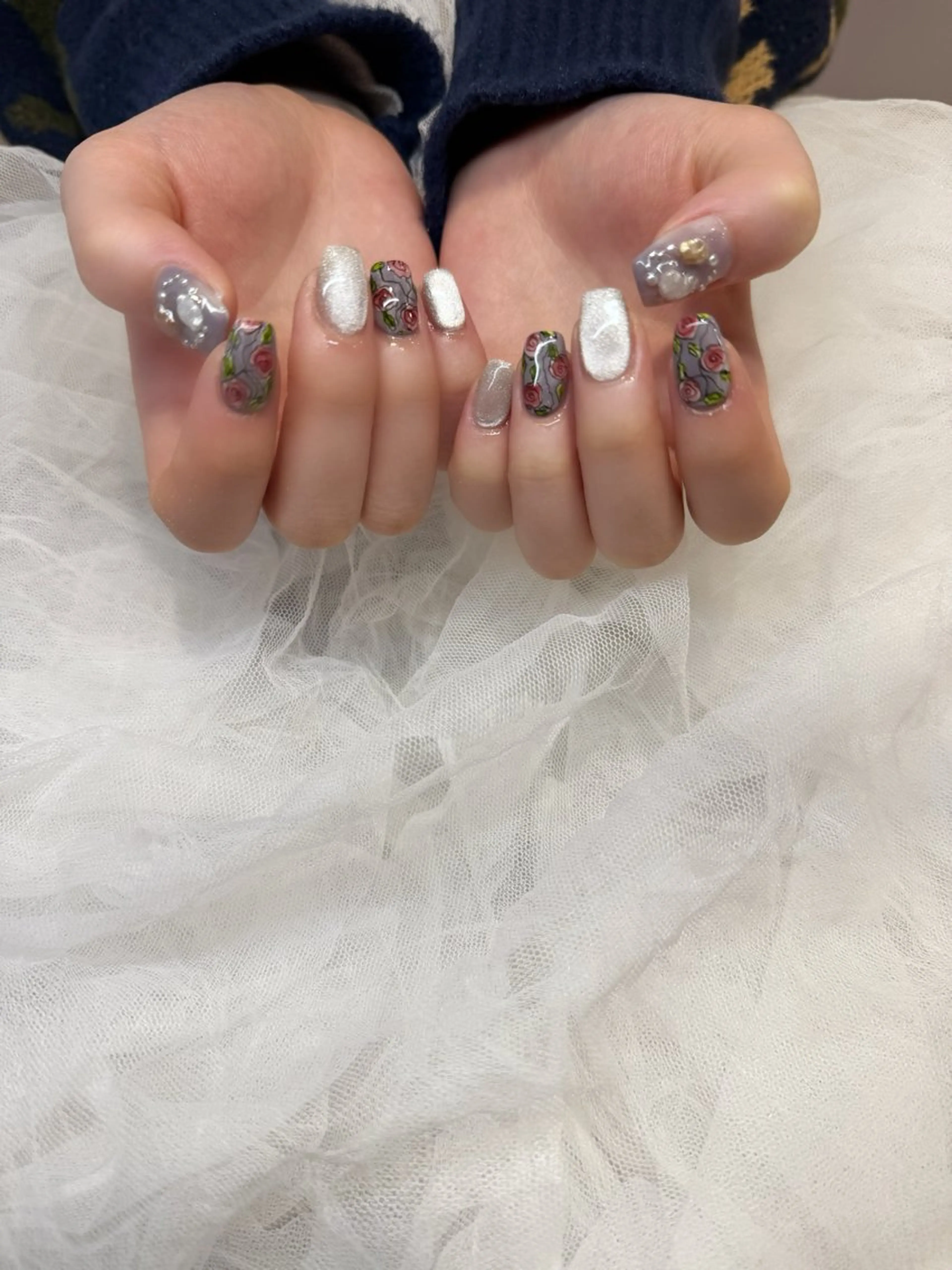 ネイル ハンドネイル 新井 ひなののネイルデザイン