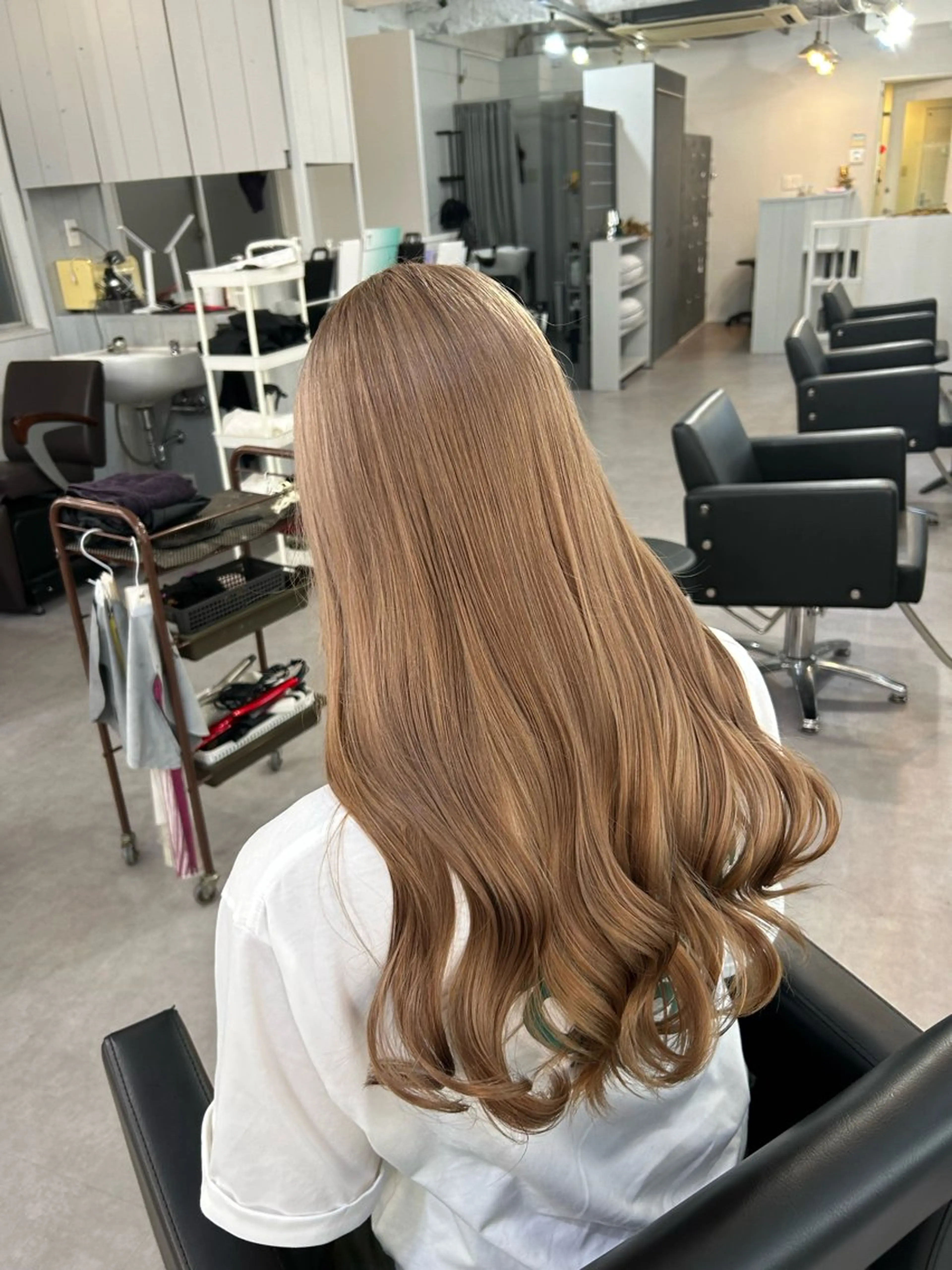 ロング カラー ダブルカラー ヘアカラー Cielro【 シェイロ 】所属・Cielro/ダブル カラー/西田咲希のヘアスタイル