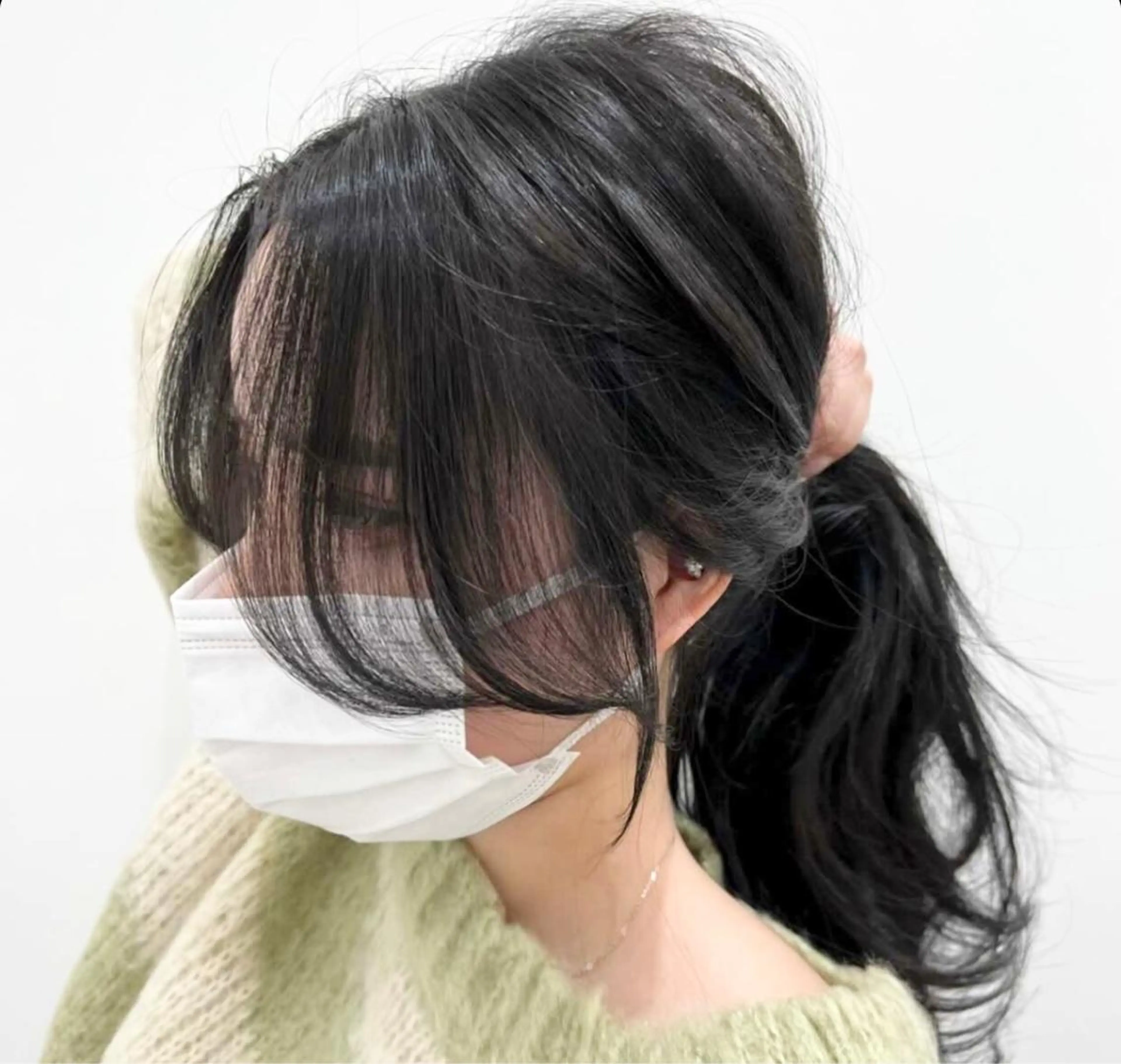 ロング カラー 韓国風ヘア 束感/パリエク プラド心斎橋のマツエク・マツパデザイン