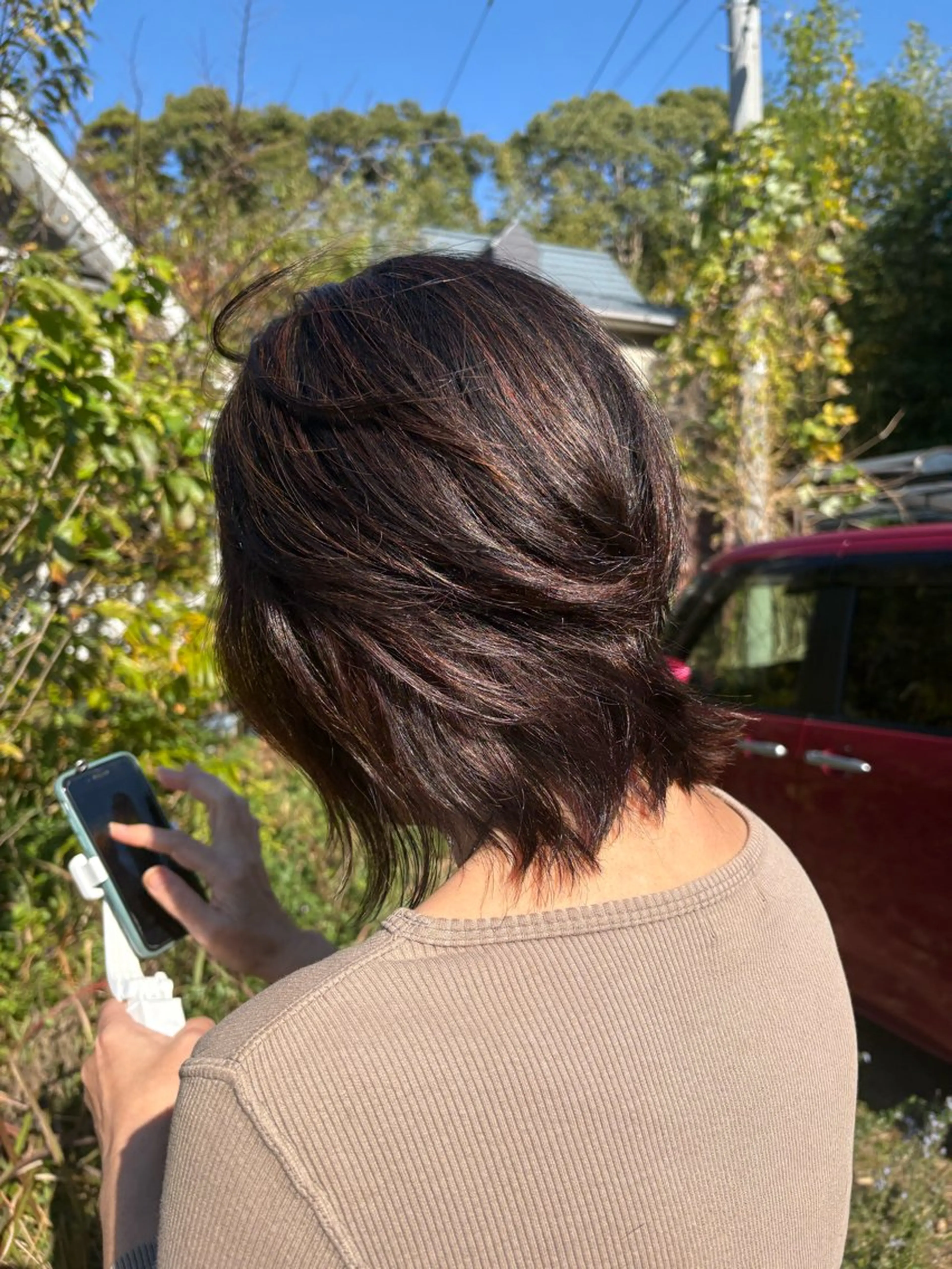 ミディアム イエローカラー ヘアカラー 岡 拓実のヘアスタイル