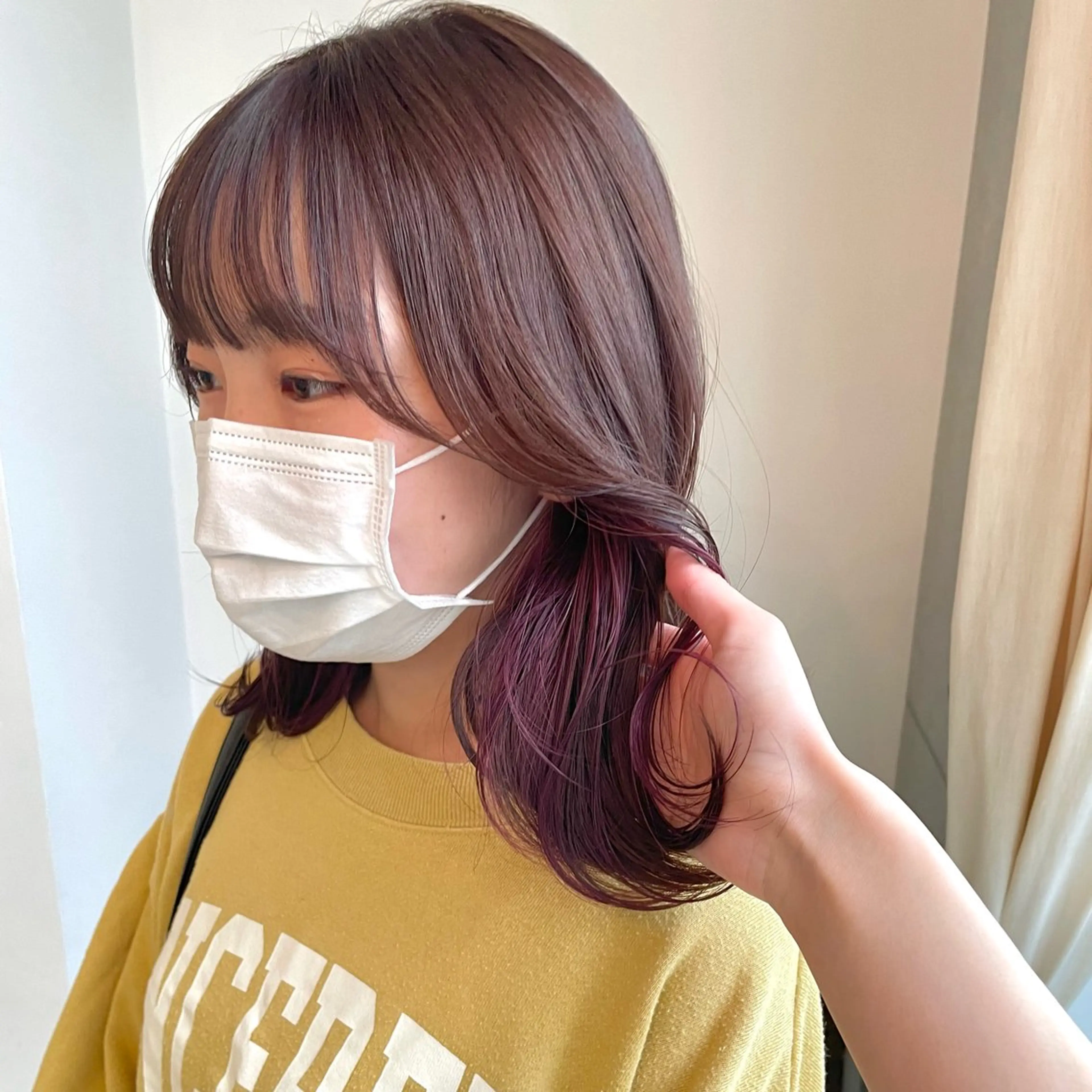 ミディアム カラー カット ヘアカラー ショート/ブリーチ mizuki🐋のヘアスタイル