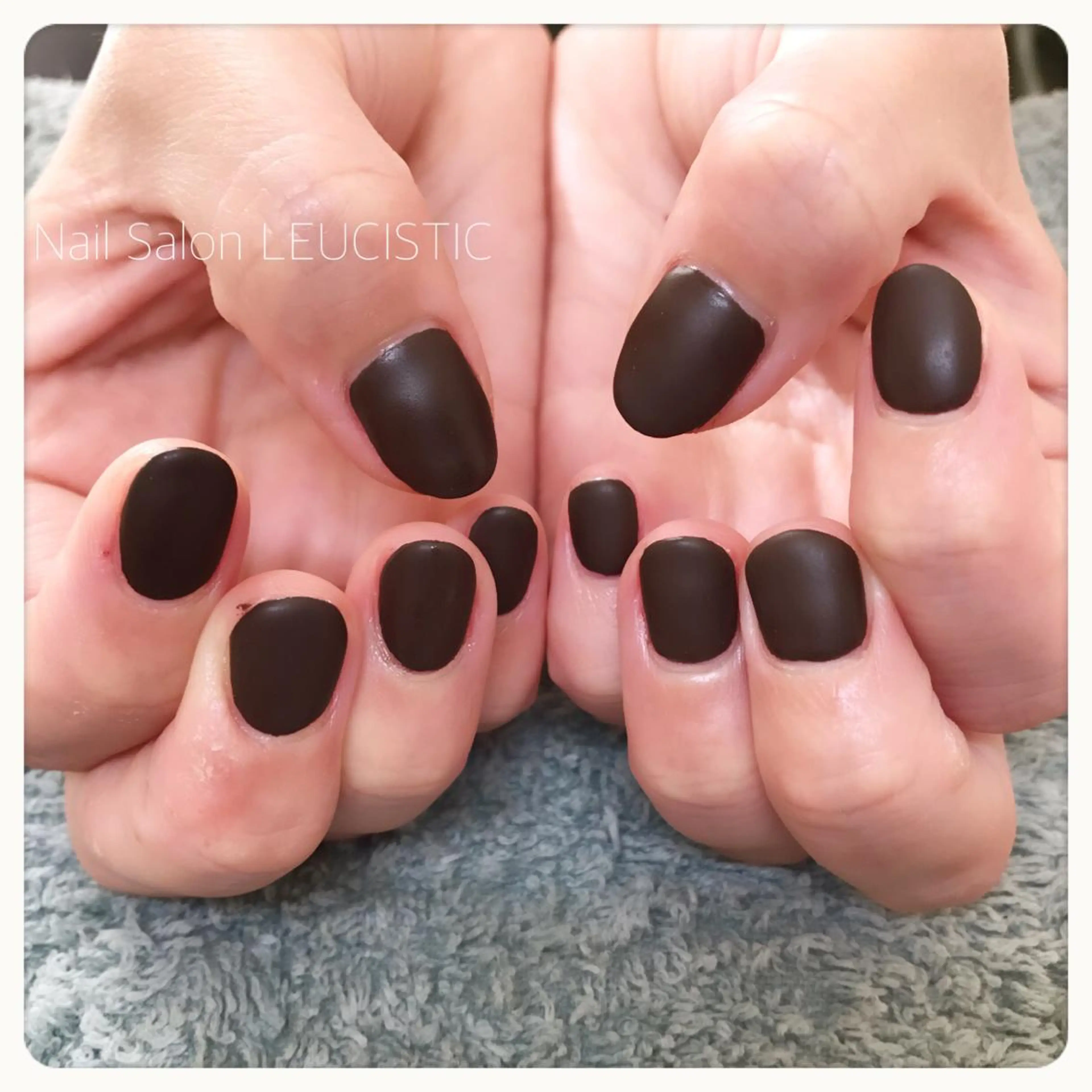 ネイル ブラウン マットネイル 美時雨・bishigure所属・美時雨 bishigureのエステ・リラクイメージ