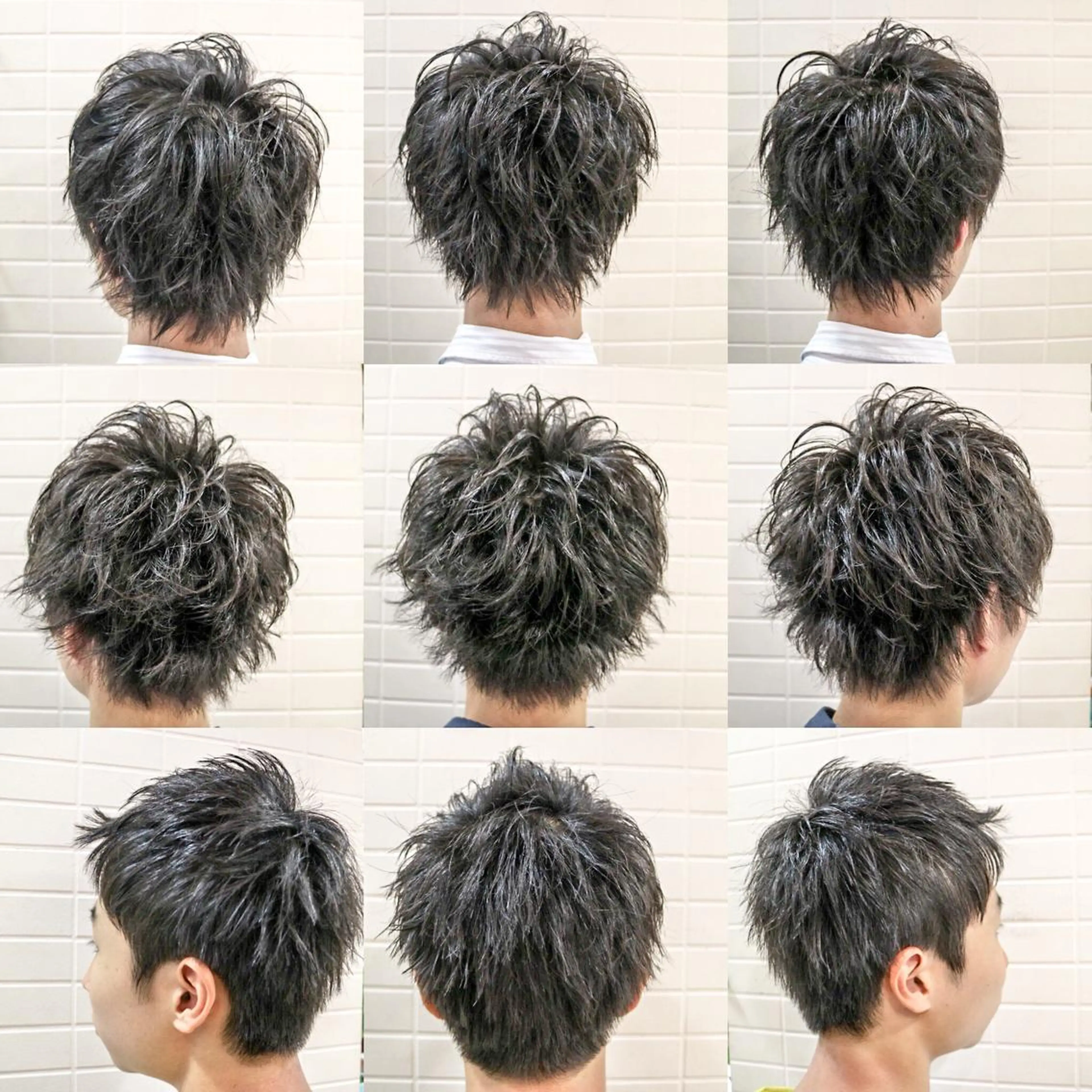 ショート カラー パーマ メンズ ⭐️口コミ5.0⭐️ 当日予約可能👌🏼のヘアスタイル