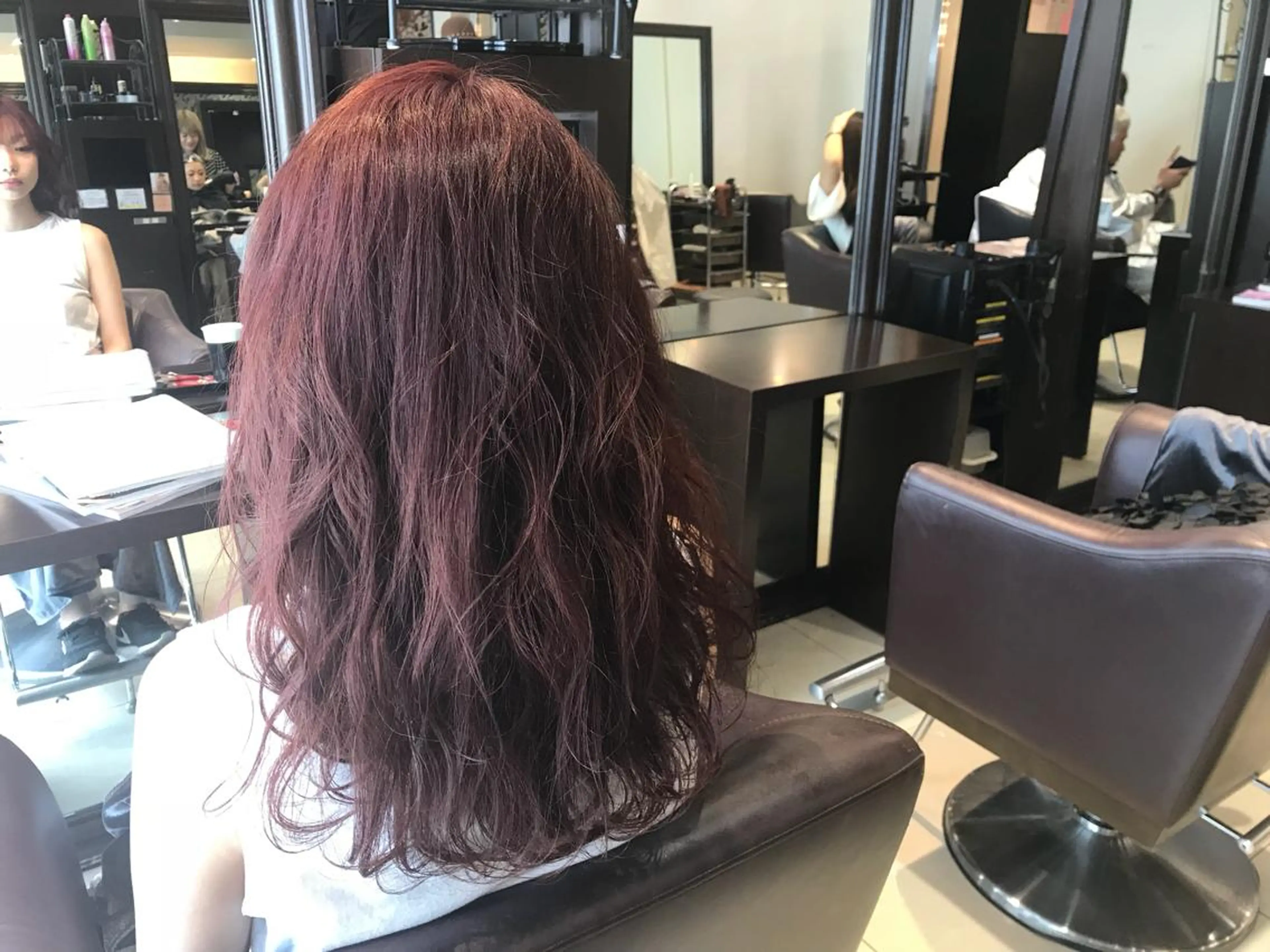 ロング カラー ヘアアレンジ 村岡 夏美のその他イメージ