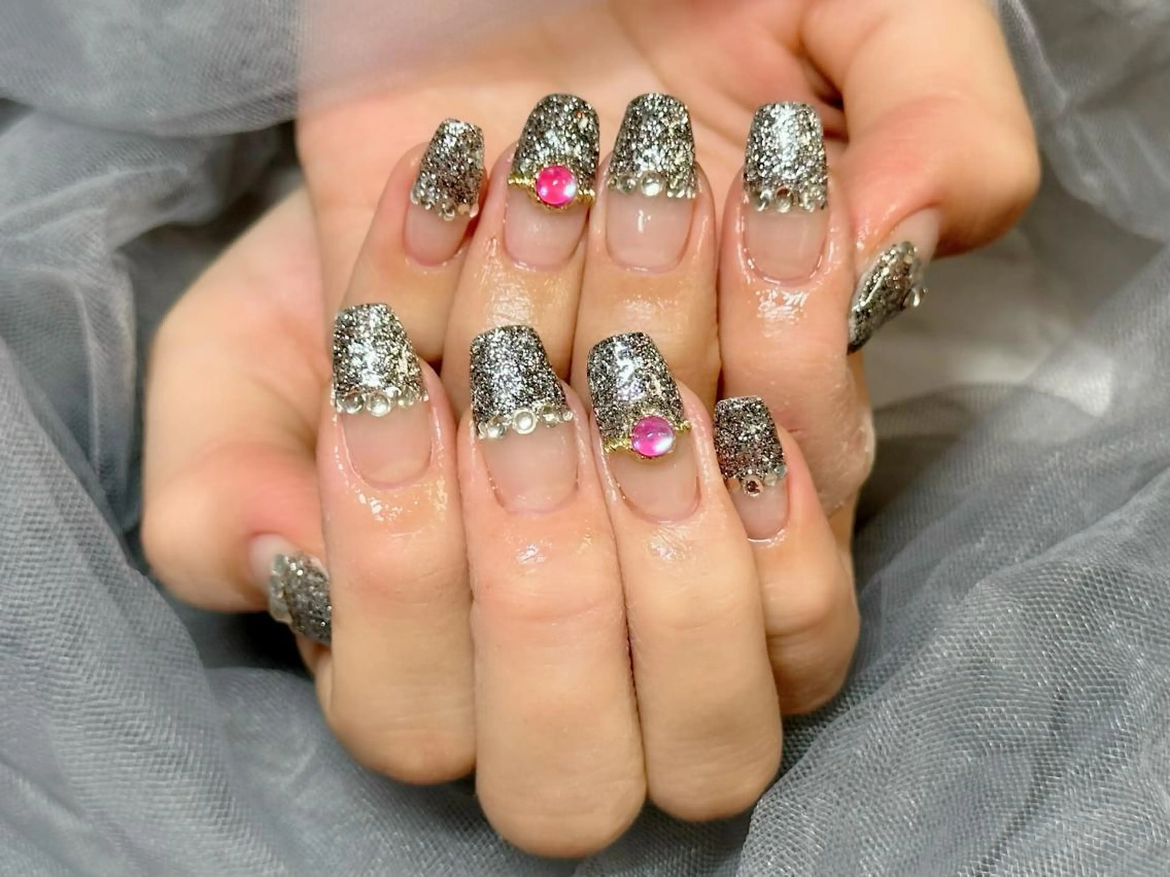 ネイル ラメ(グリッター) ハンドネイル KURELLY所属・Nail Salon KURELLYのネイルデザイン