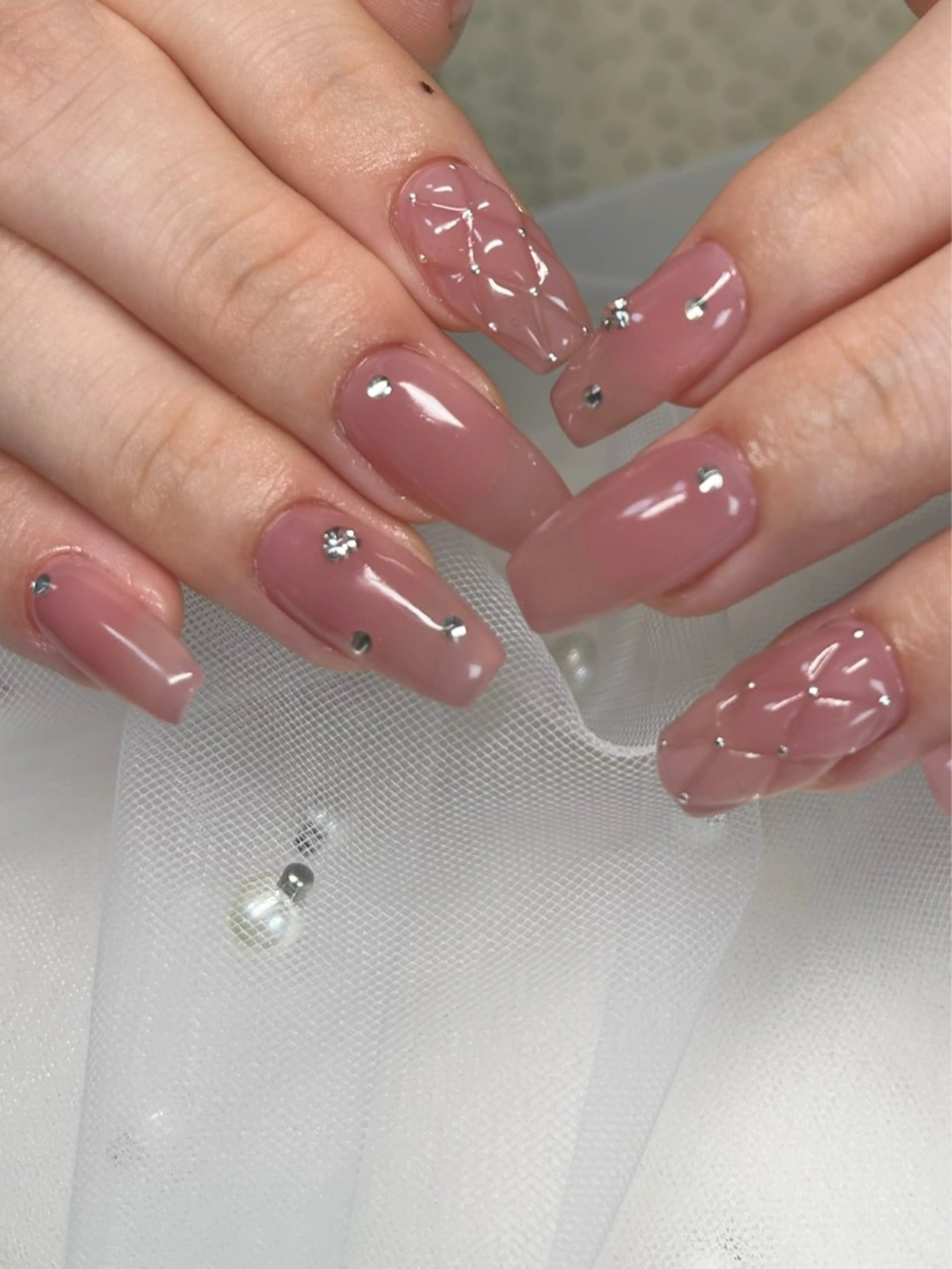 ネイル ハンドネイル dimples yuki 営業電話❌のネイルデザイン