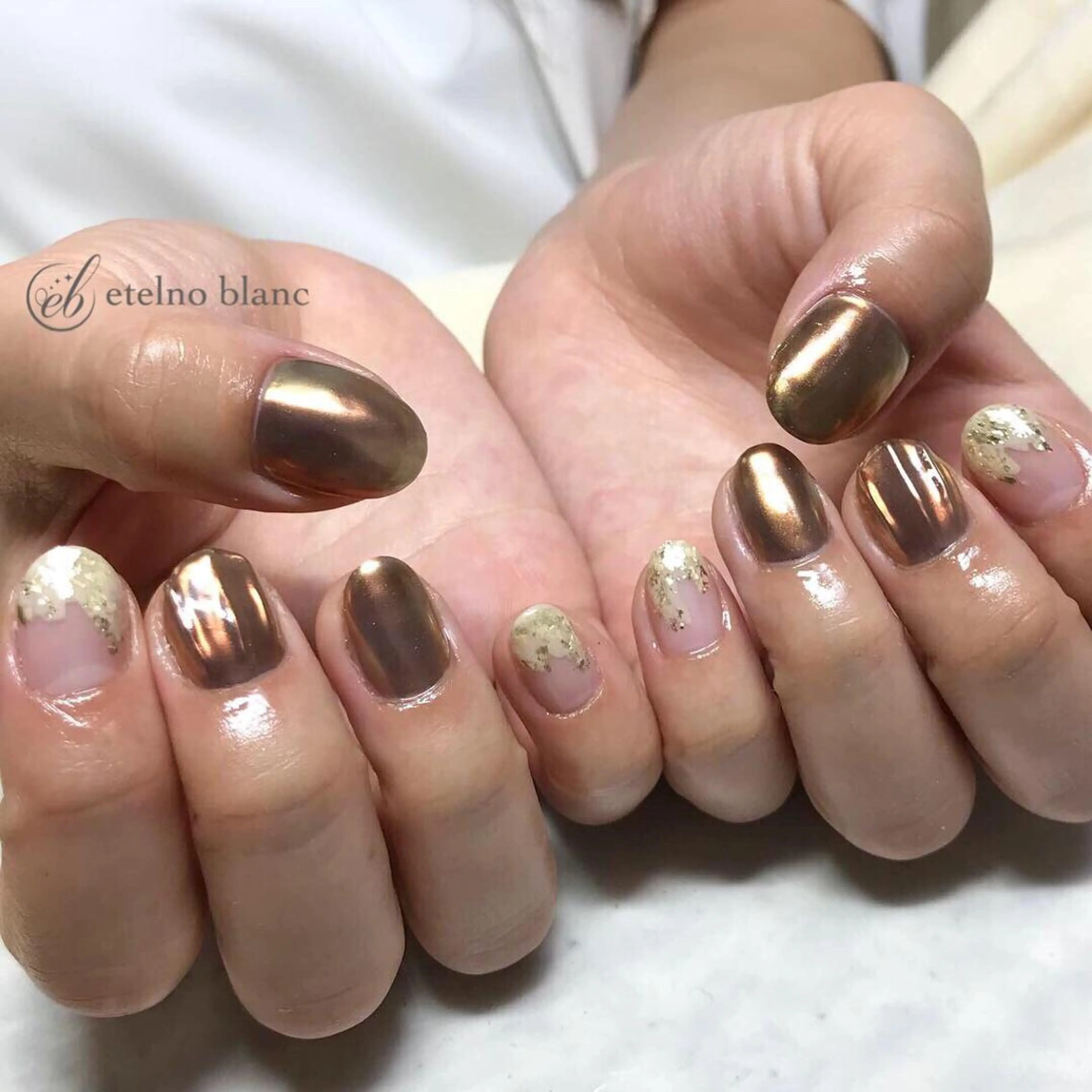 ネイル etelno blanc中目黒のネイルデザイン