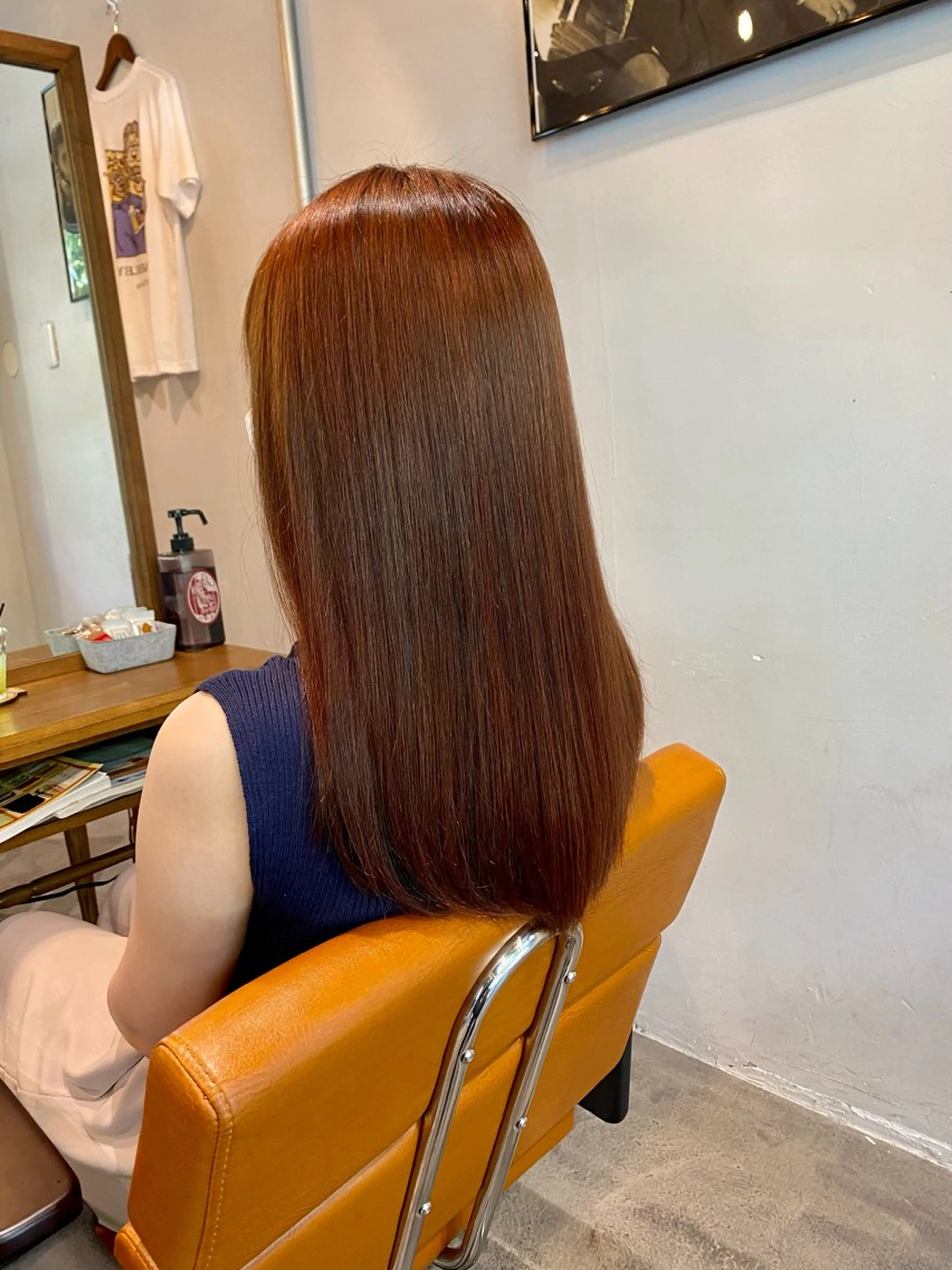 ロング カラー ヘアカラー 島田 愛莉のヘアスタイル