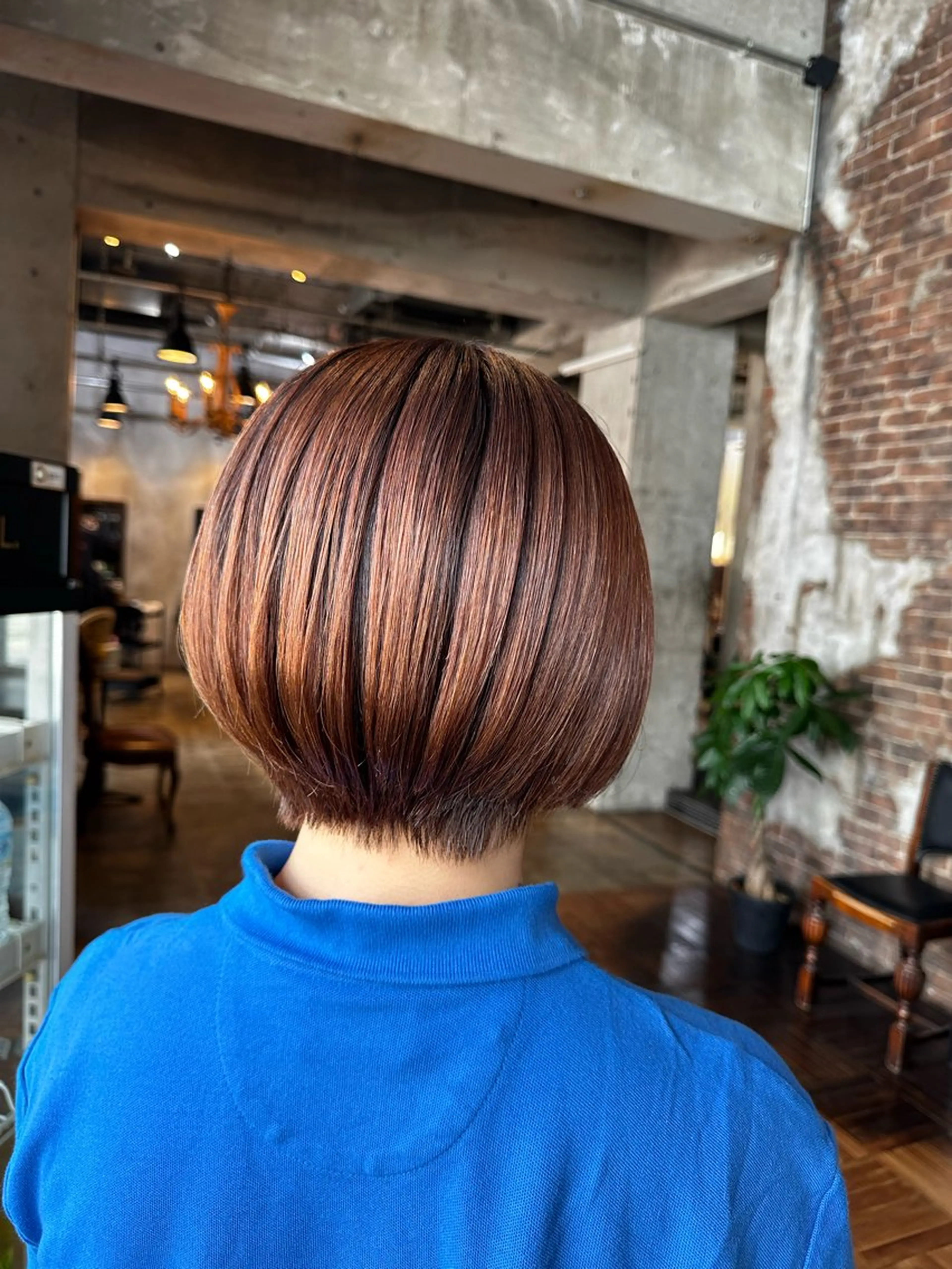 ショート カラー カット ヘアカラー トリートメント 韓国レイヤー✨ yasuko銀座のヘアスタイル