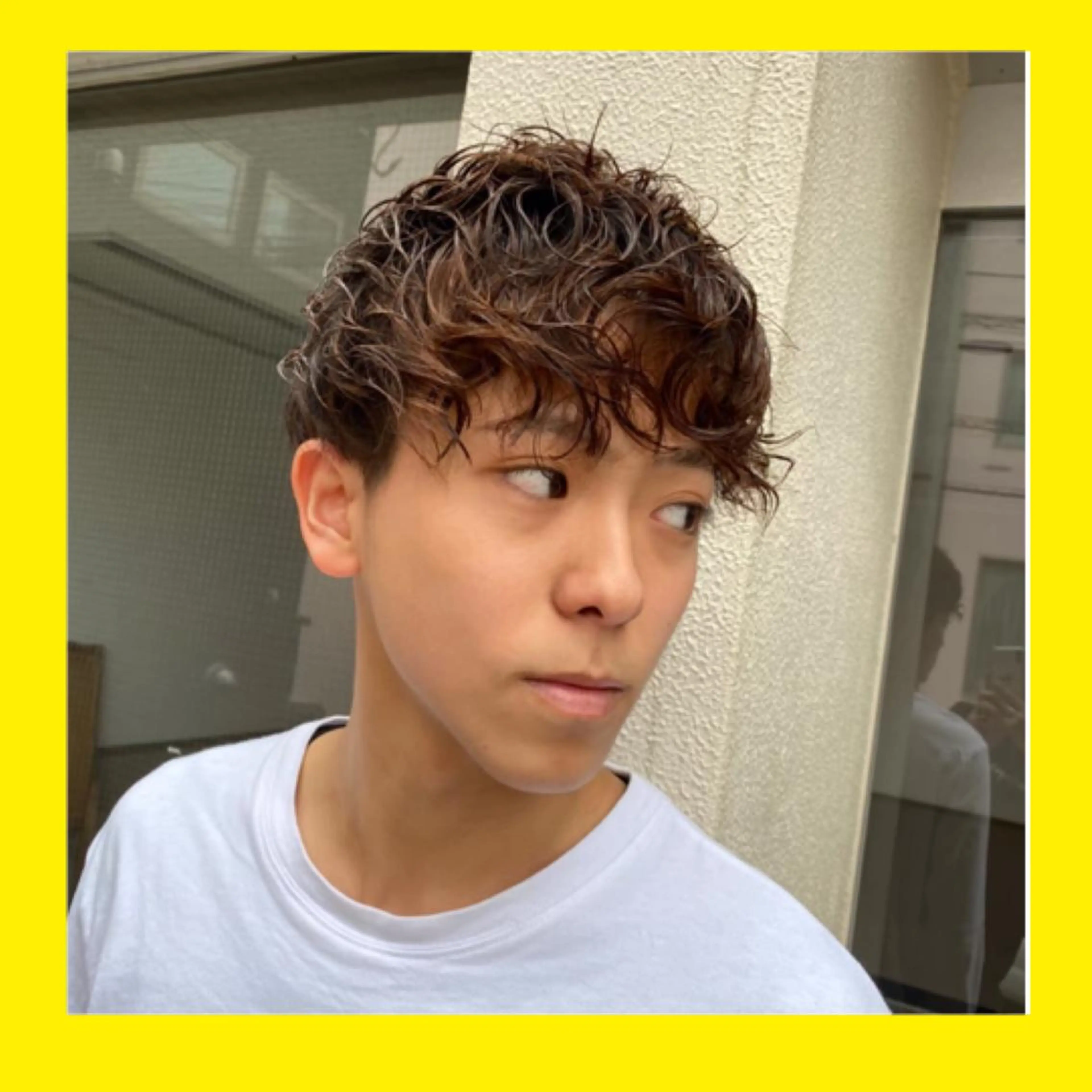 ショート パーマ メンズ メンズサロンロス【LOSS】所属・🦋🌈LOSS NOBUTA🌈🦋のヘアスタイル